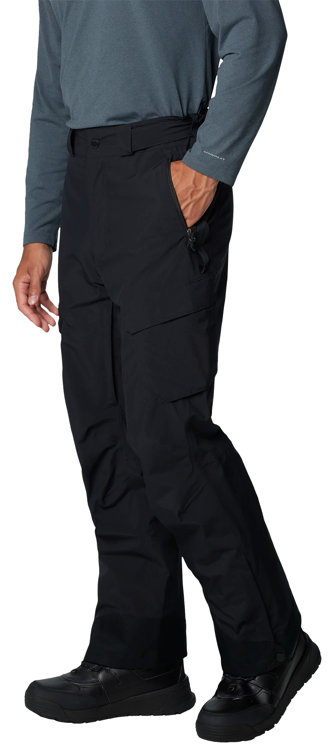 Image of Columbia Powder Stash II Ski Pants for Men - Black - XL - Regular
