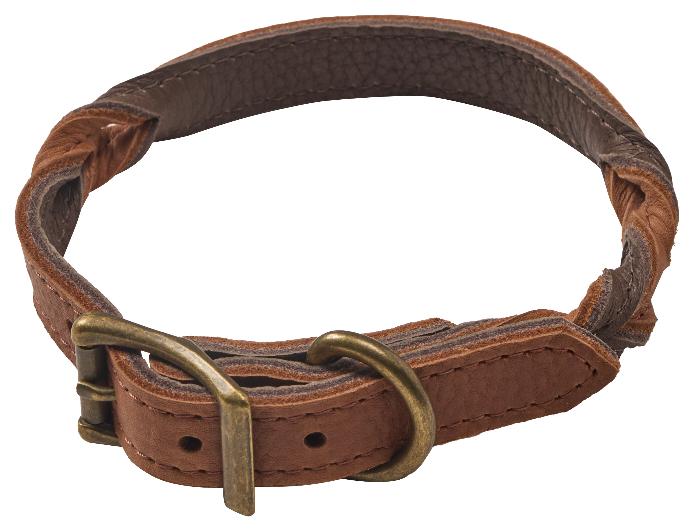 Image of Bass Pro Shops Twist Leather Collar for Dogs