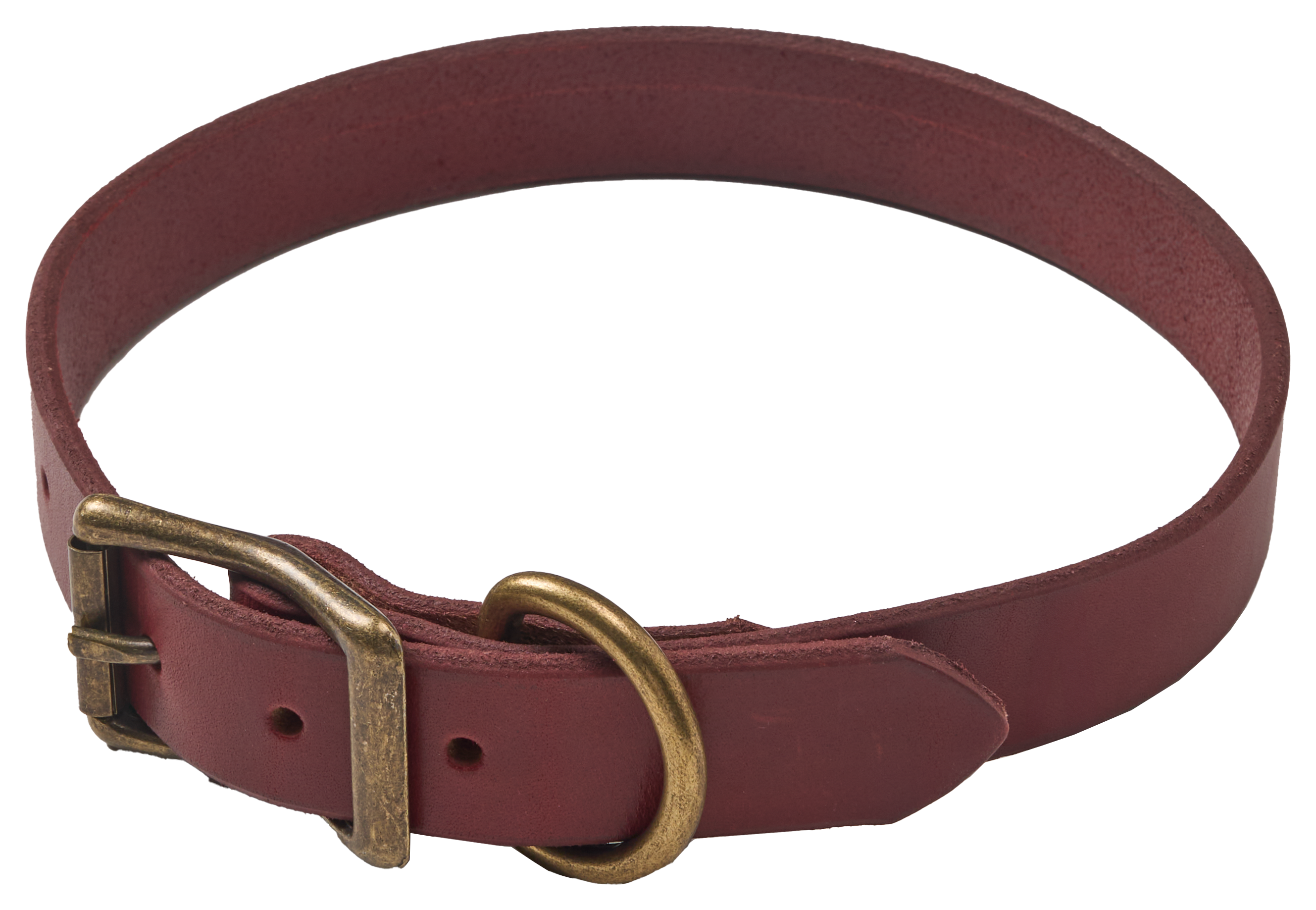 Image of Bass Pro Shops Flat Leather Collar for Dogs