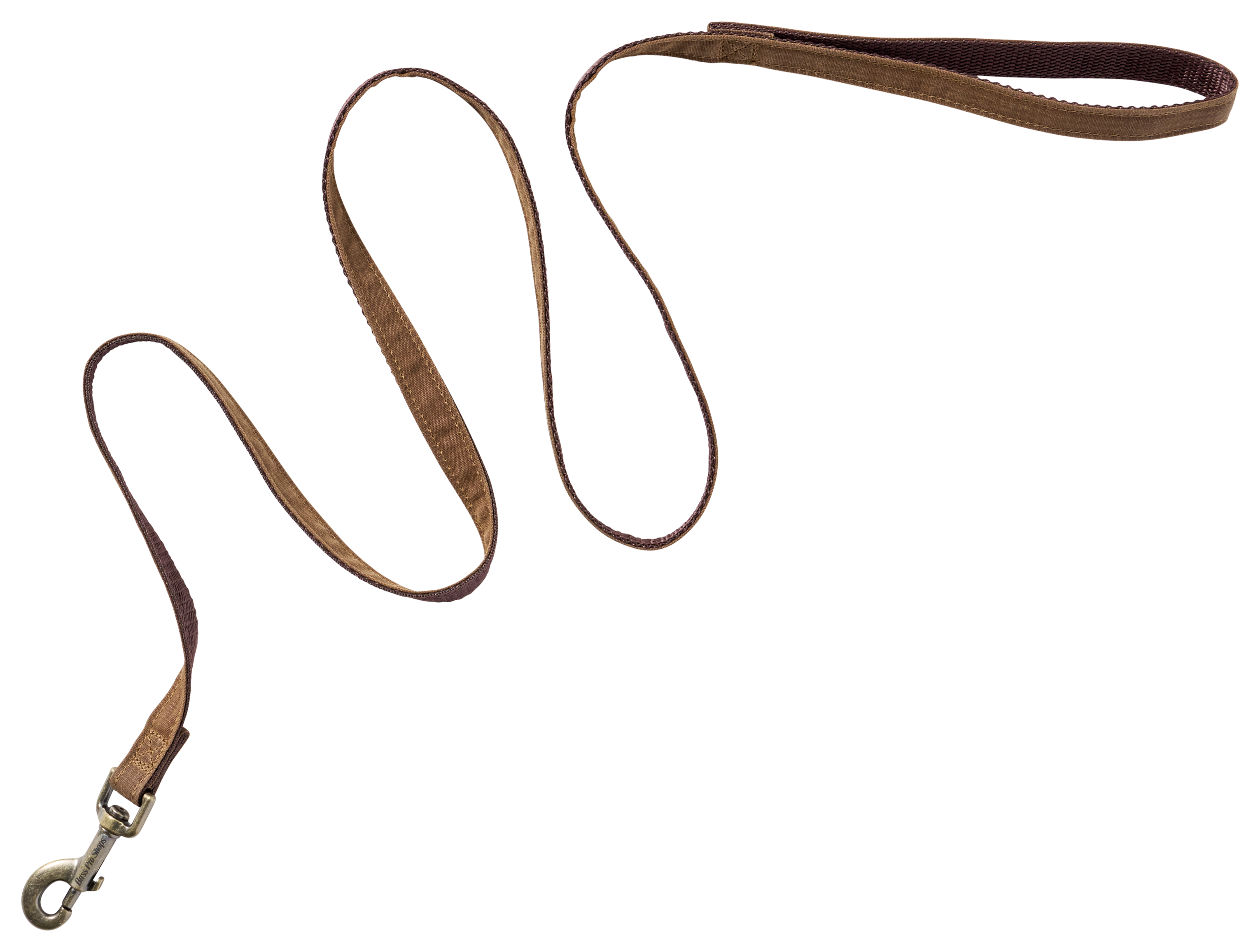 Image of Bass Pro Shops Waxed Canvas Dog Leash - Brown