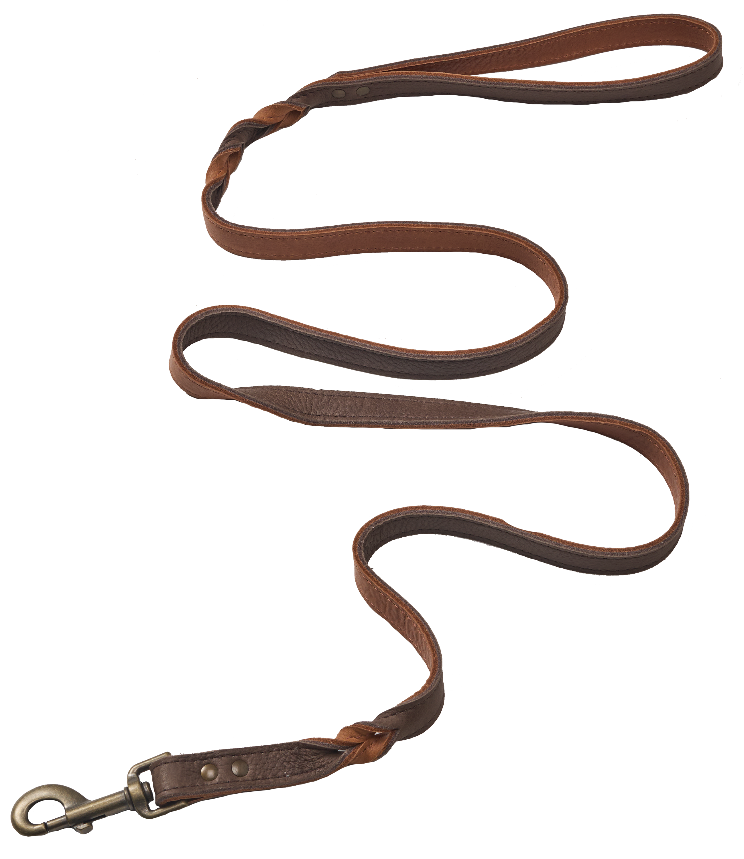 Image of Bass Pro Shops Twist Leather Leash for Dogs