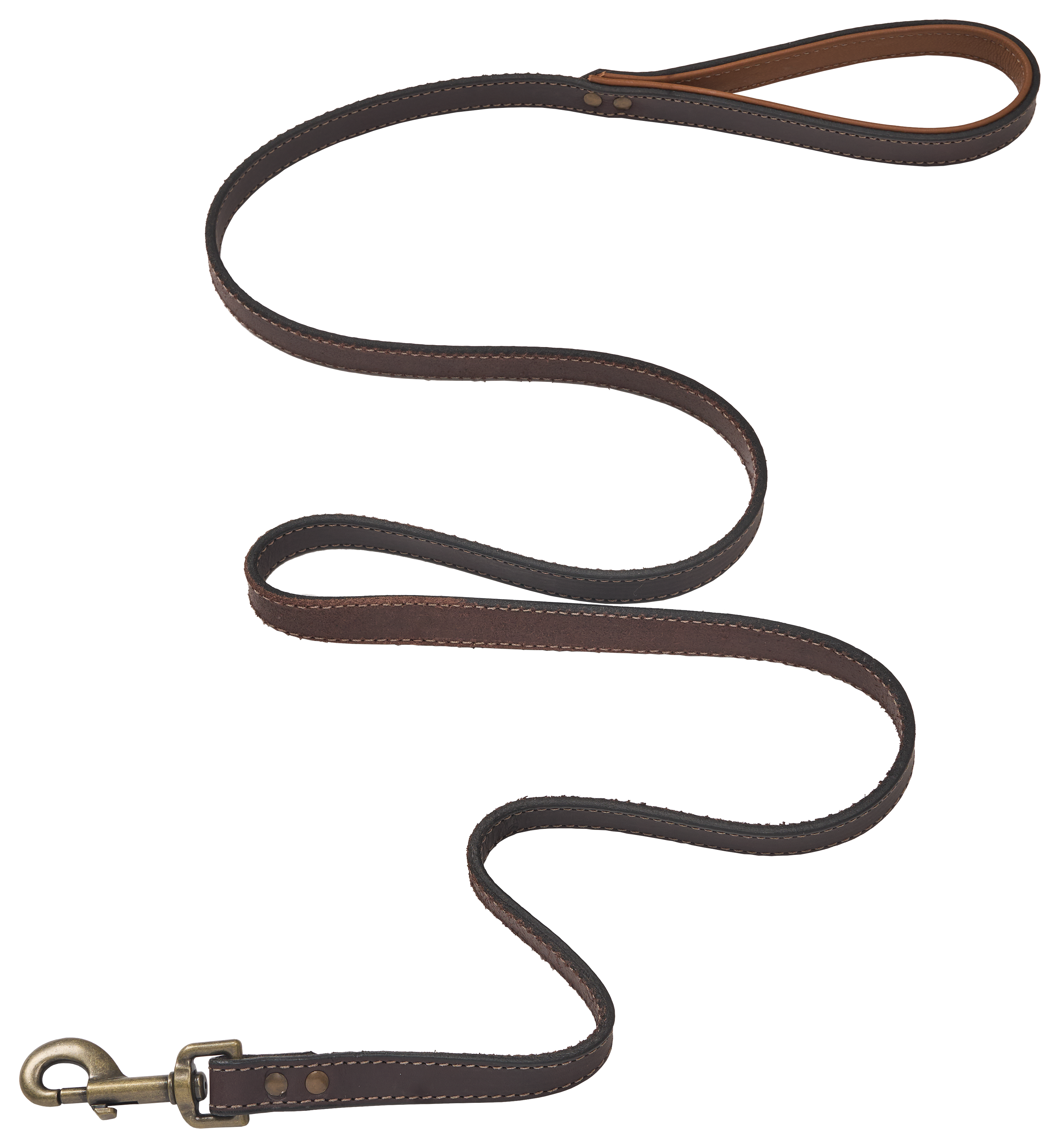 Image of Bass Pro Shops Calf-Lined Leather Leash for Dogs