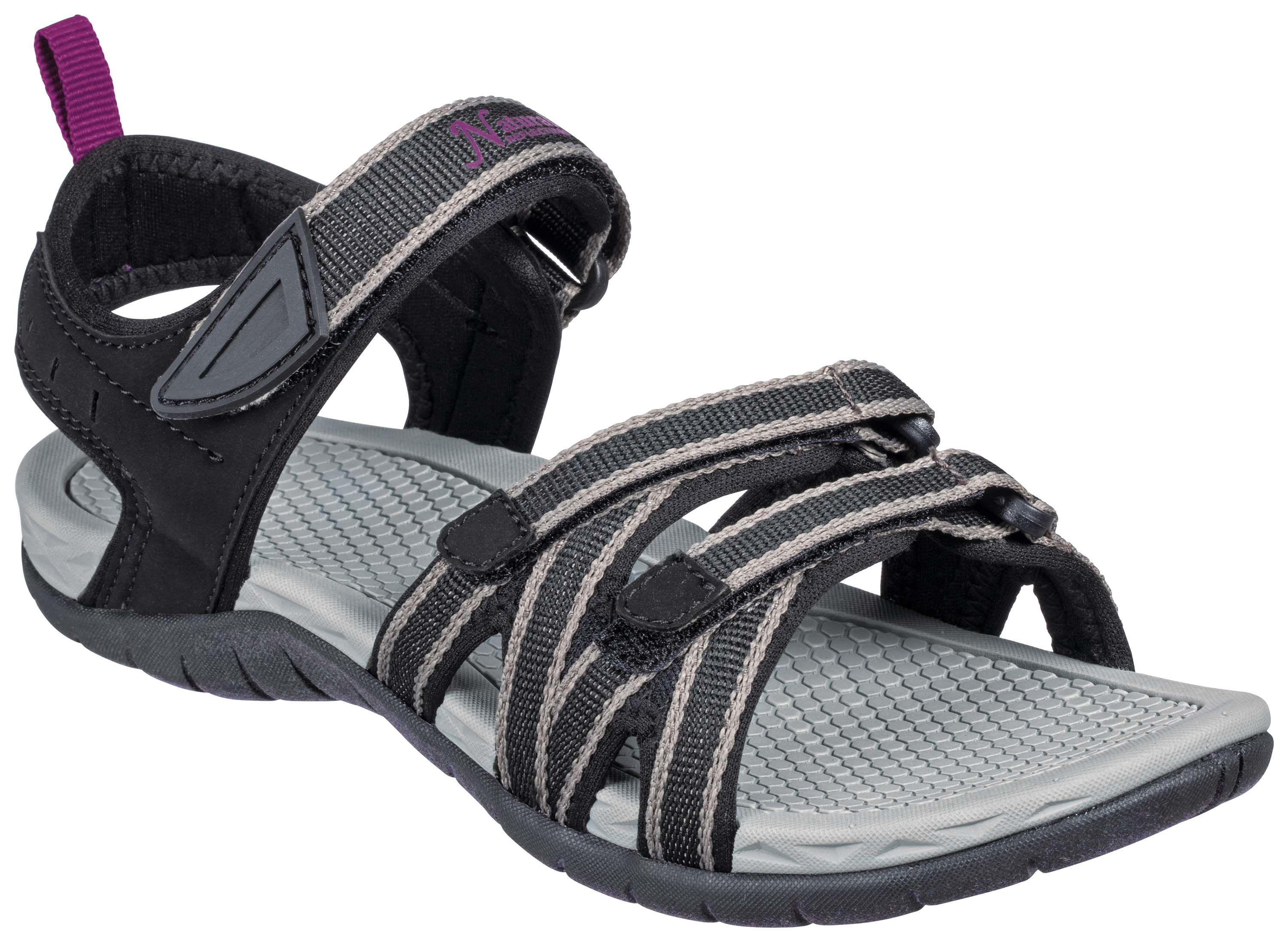 Image of Natural Reflections Cape May Sport Sandals - Black Multi - 9M