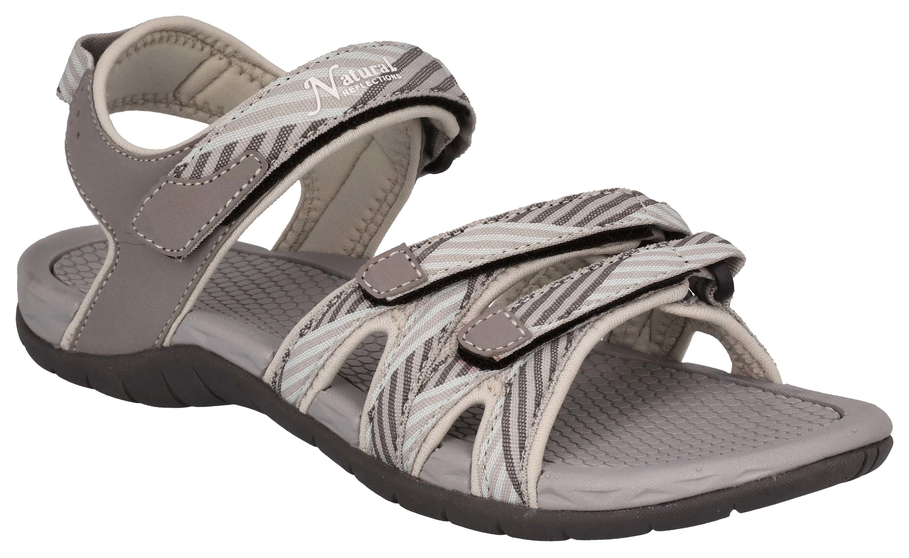 Image of Natural Reflections Cape May Sport Sandals - Gray Multi