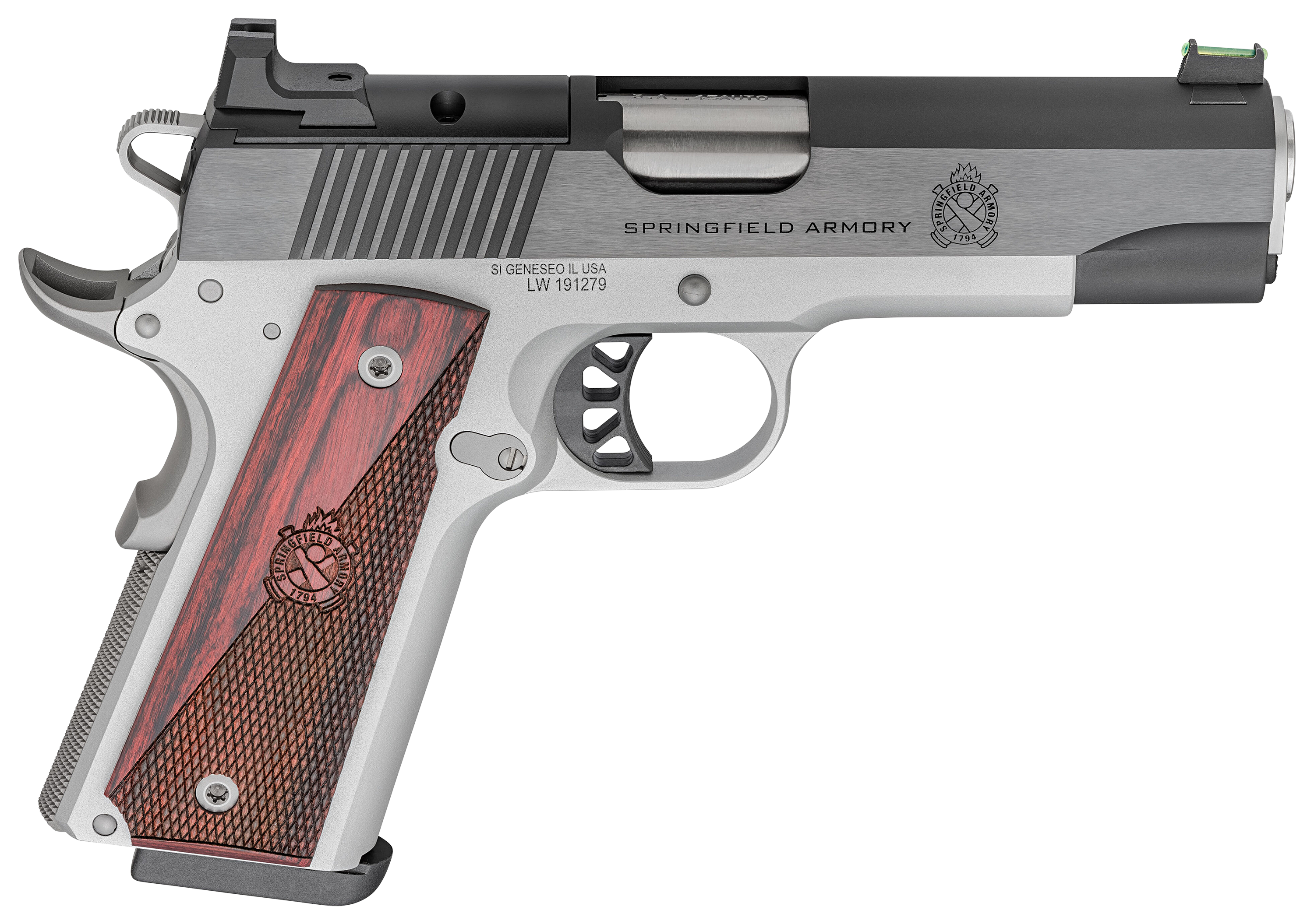 Image of "Springfield Armory 1911 Ronin 4.25"" AOS Semi-Auto Pistol - .45 ACP- 8 Round Capacity"