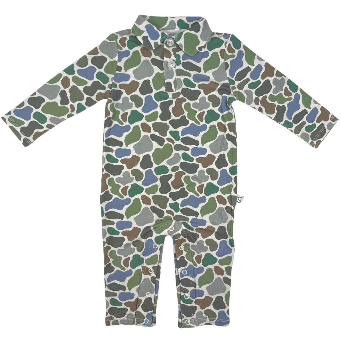 Image of Goosies Long Sleeve Polo Romper