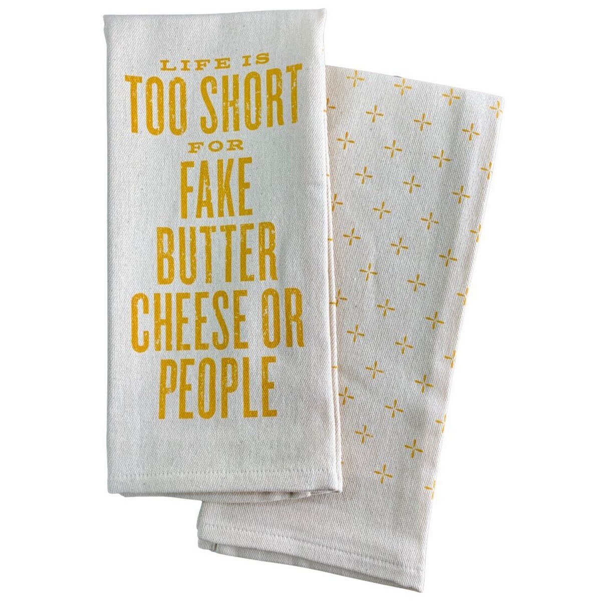 Image of Southern Fried Design Life Is Too Short Kitchen Towel