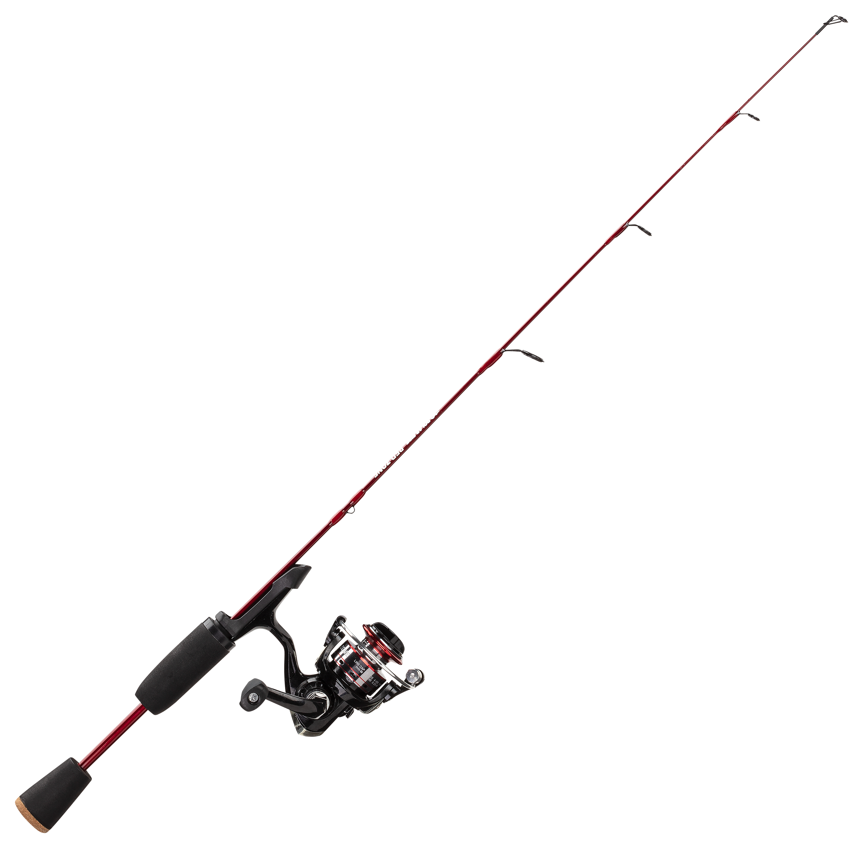 2 NEW ICE FISHING RODS HT POLAR FIRE RED ZONE Spinning Combos 26