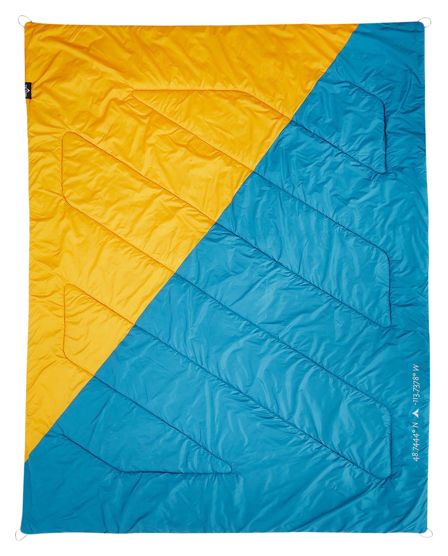 Image of TETON Sports Highline Rugged Outdoor Camp Blanket - Goldenrod/Peacock