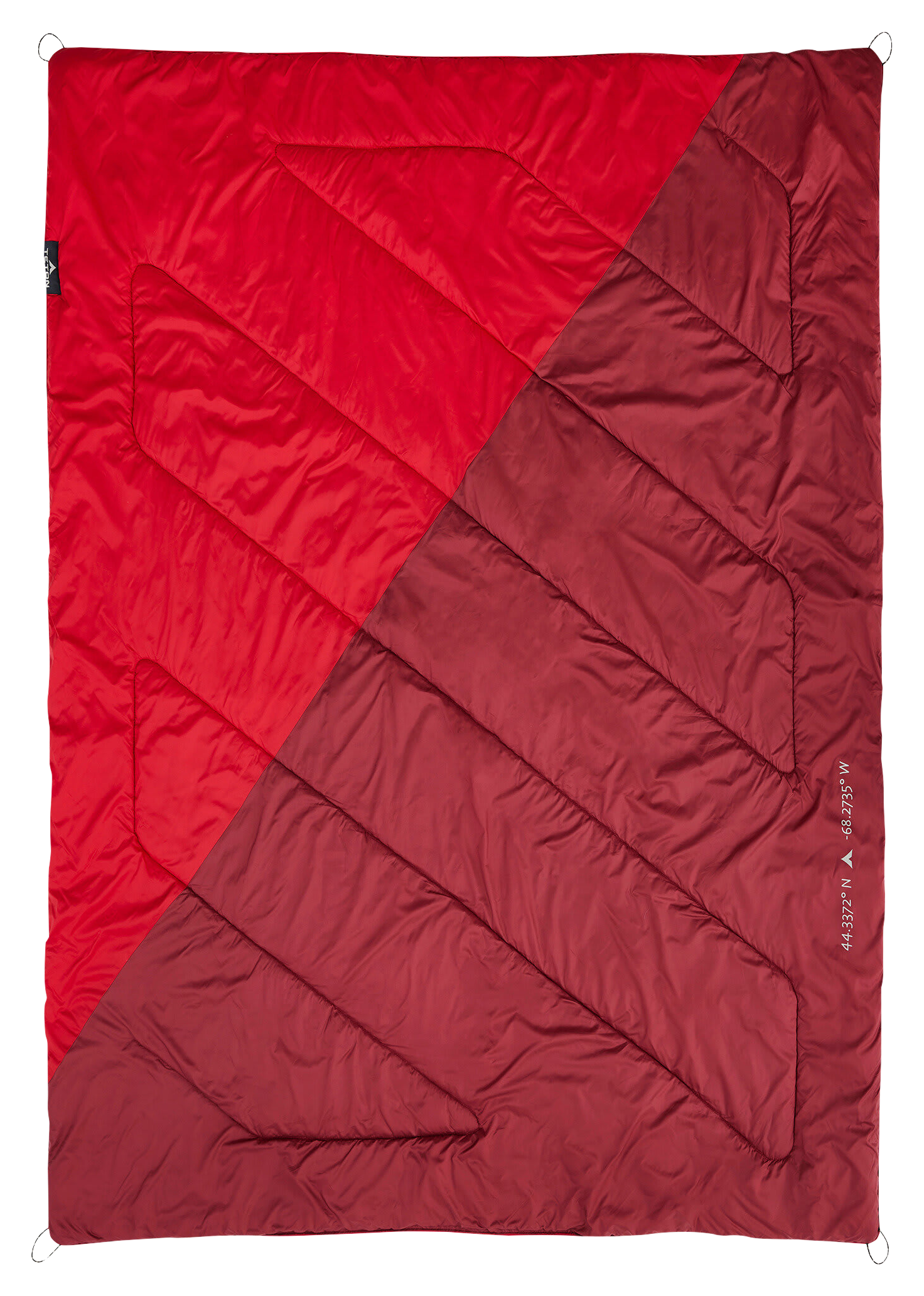 Image of TETON Sports Acadia Mammoth 2-Person Outdoor Camp Blanket - Ruby/Garnet