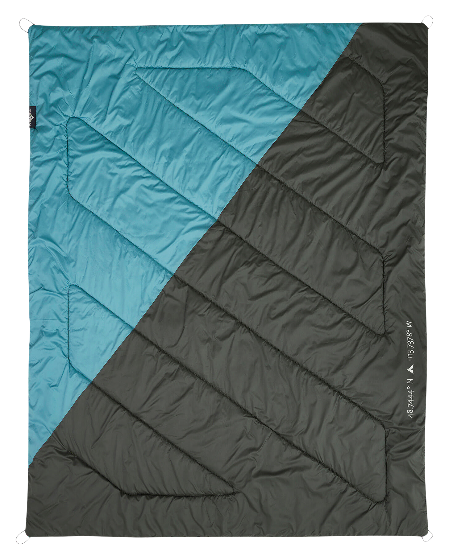 Image of TETON Sports Highline Rugged Outdoor Camp Blanket - Teal/Slate