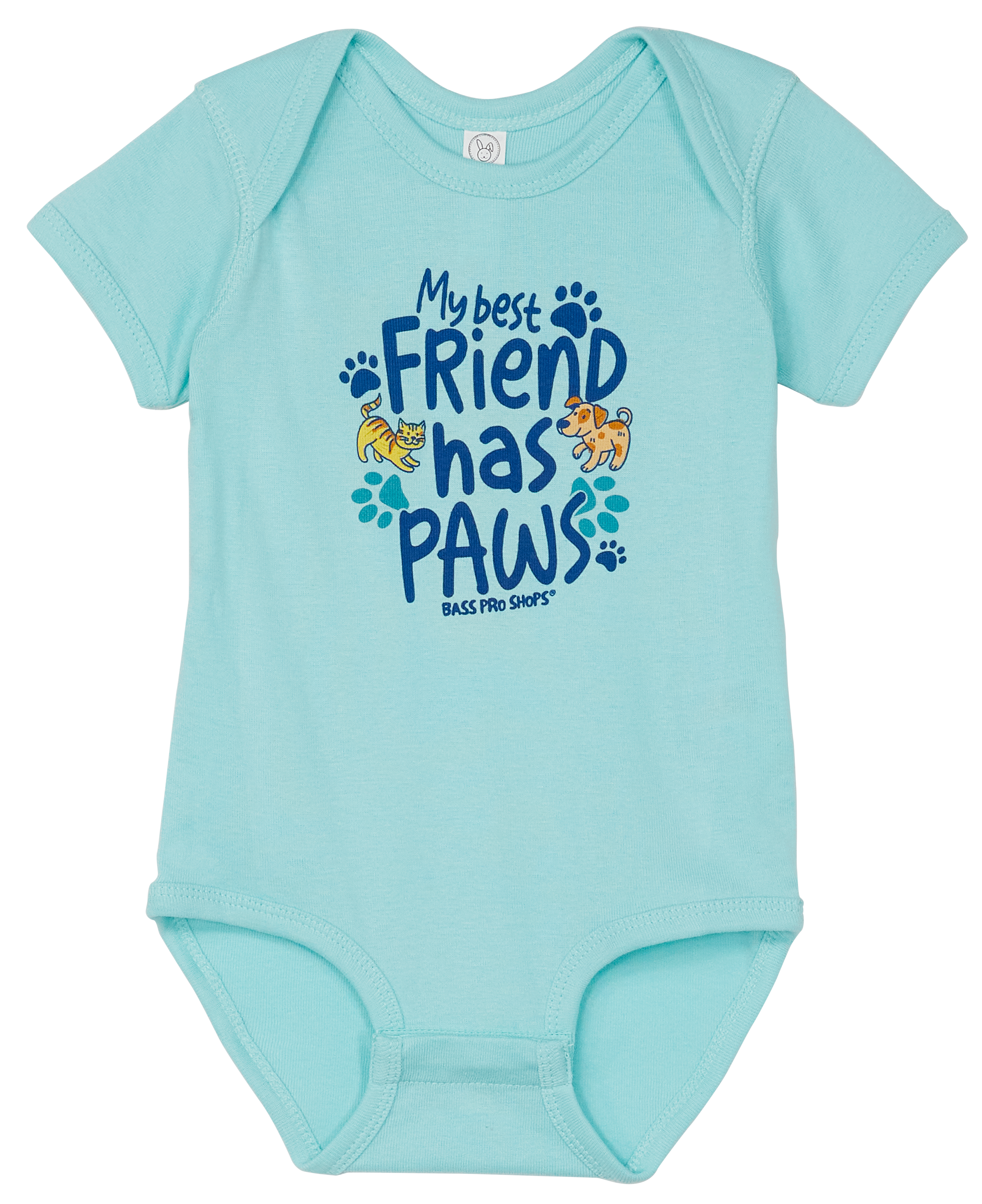 Image of Bass Pro Shops My Best Friend Short-Sleeve Bodysuit for Babies - Chill - 18 Months