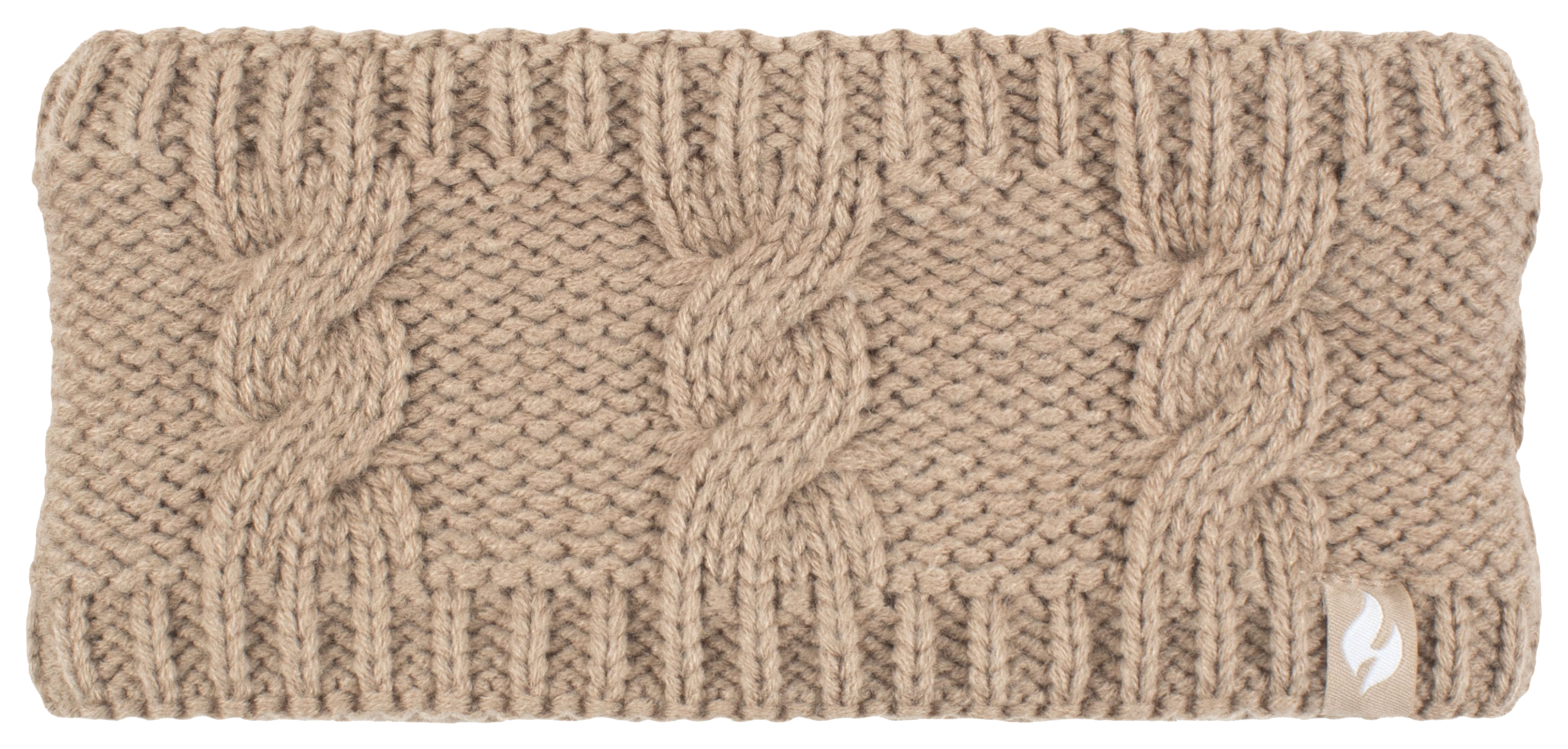 Image of Heat Holders Alta Cable-Knit Headband for Ladies - Beige