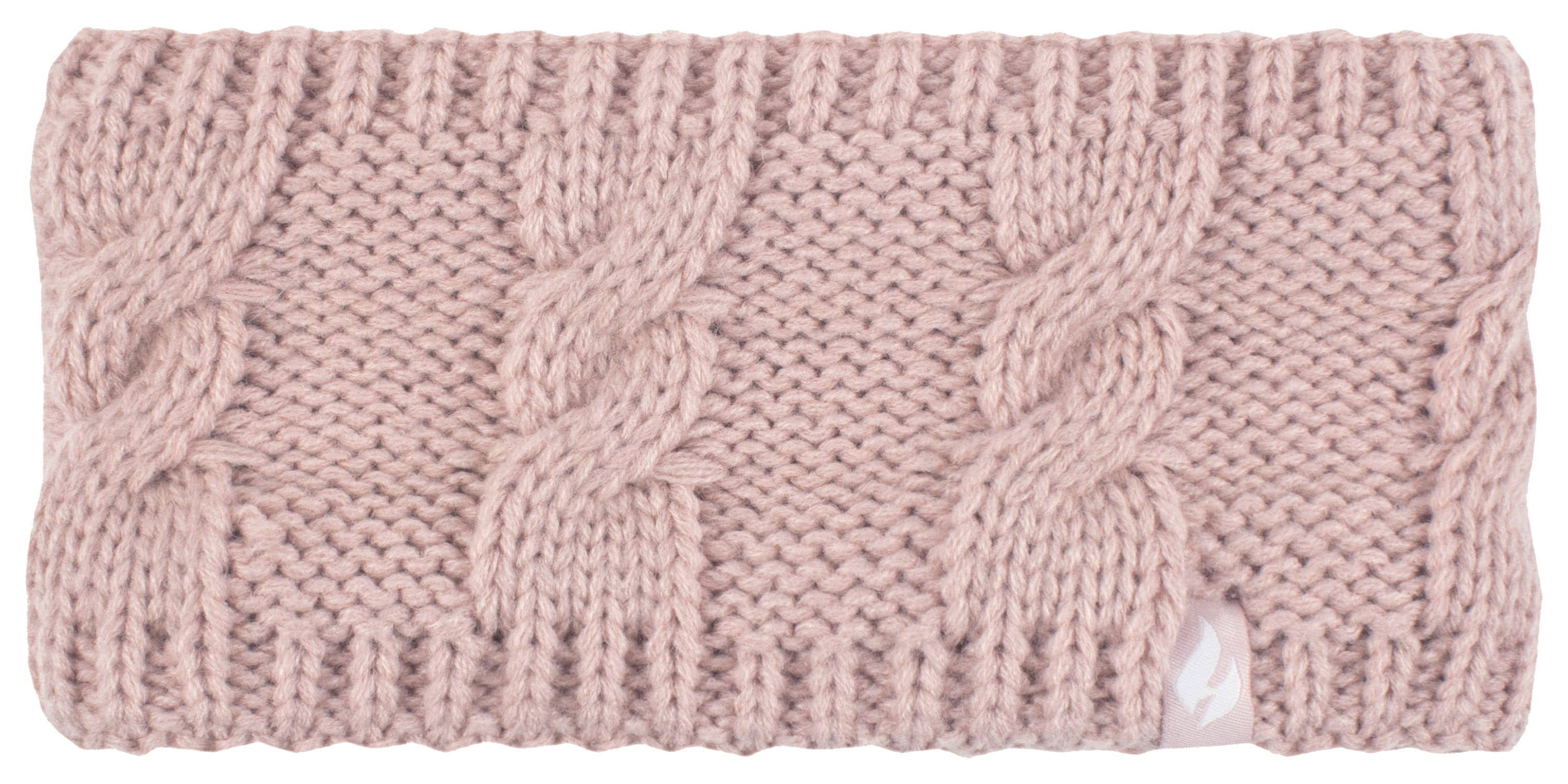 Image of Heat Holders Alta Cable-Knit Headband for Ladies - Dusty Pink