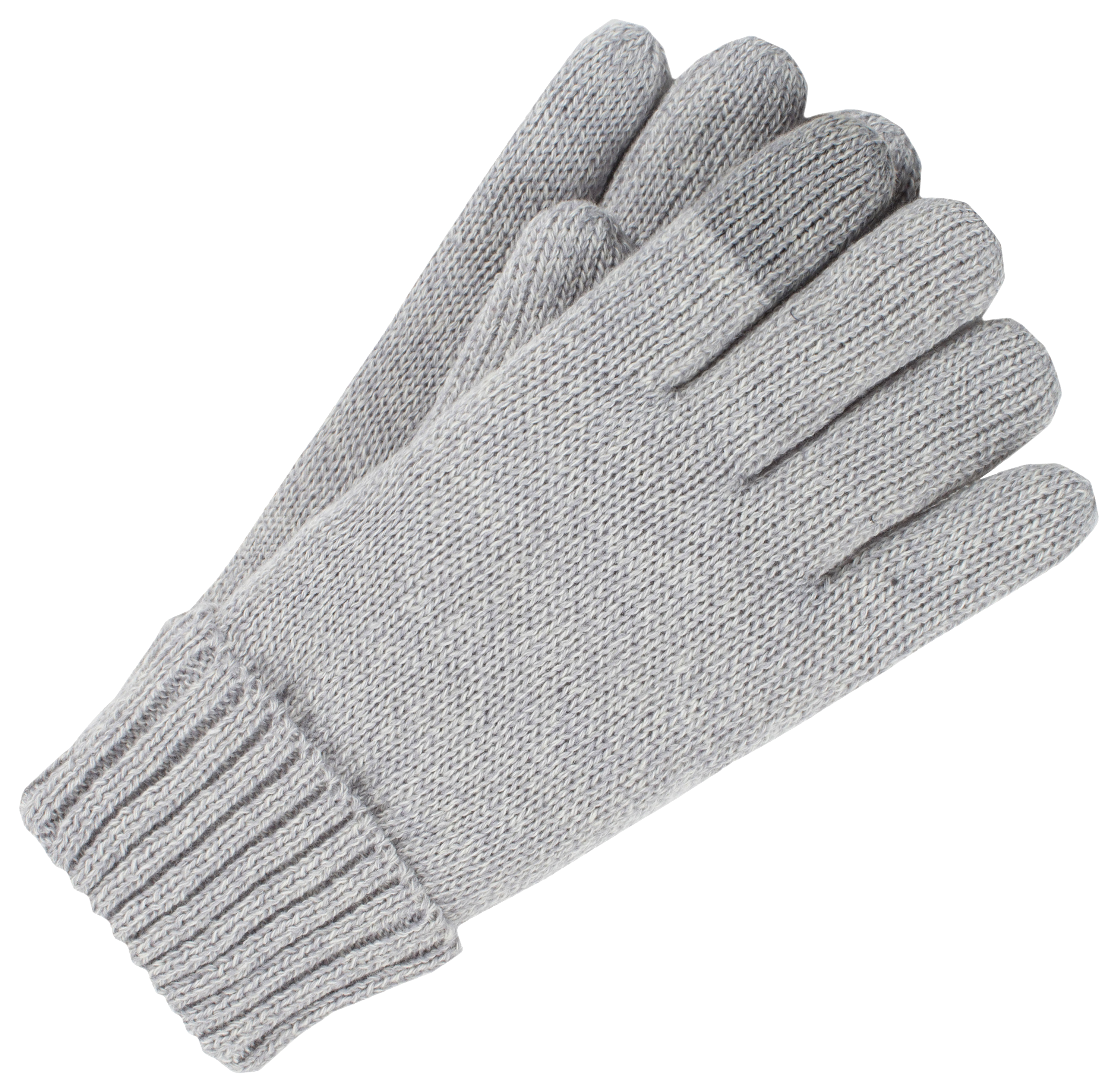 Image of Heat Holders Cathy Flat Knit Gloves for Ladies - Cloud Grey - S/M