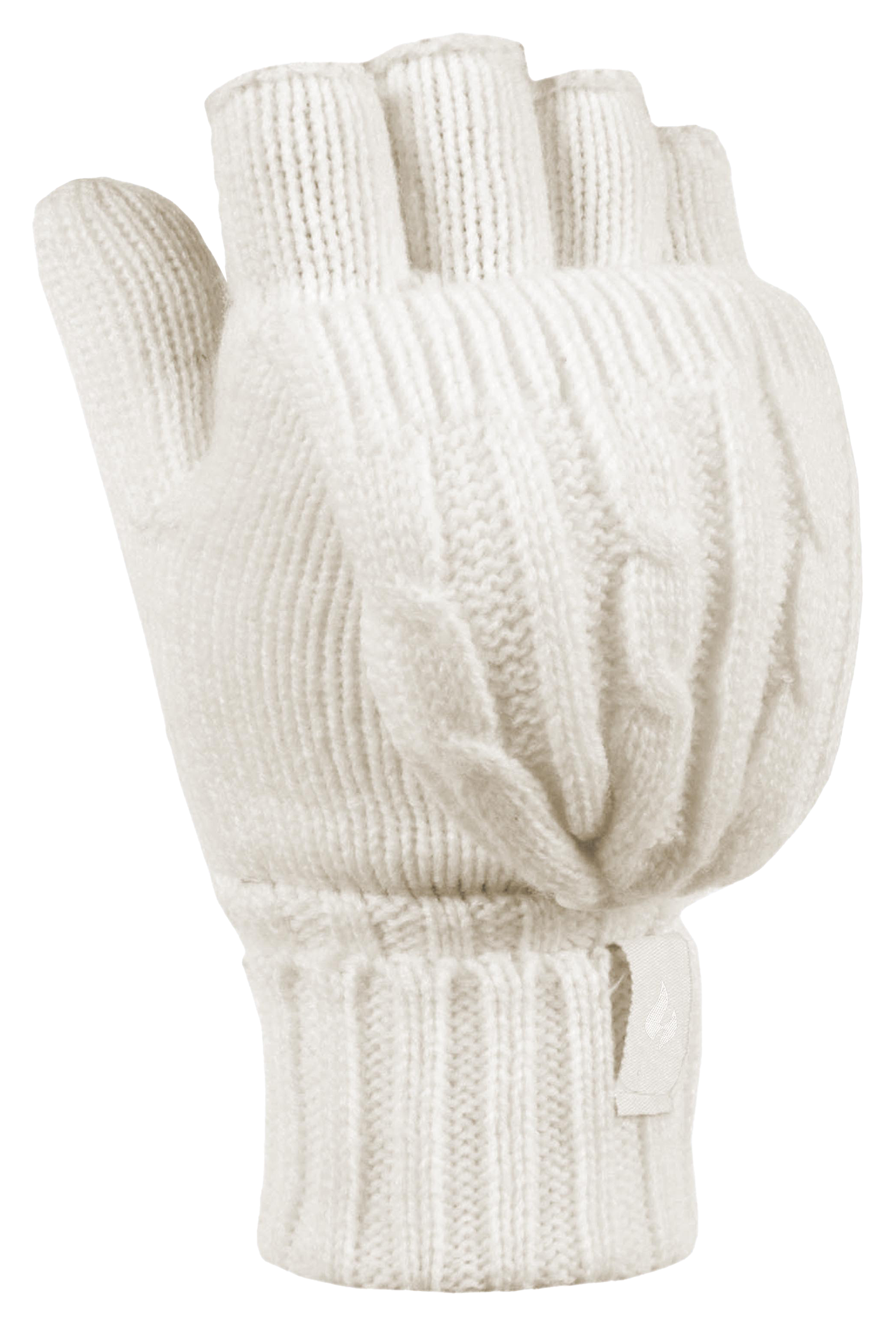 Image of Heat Holders Melinda Cable Knit Converter Gloves for Ladies - Buttercream