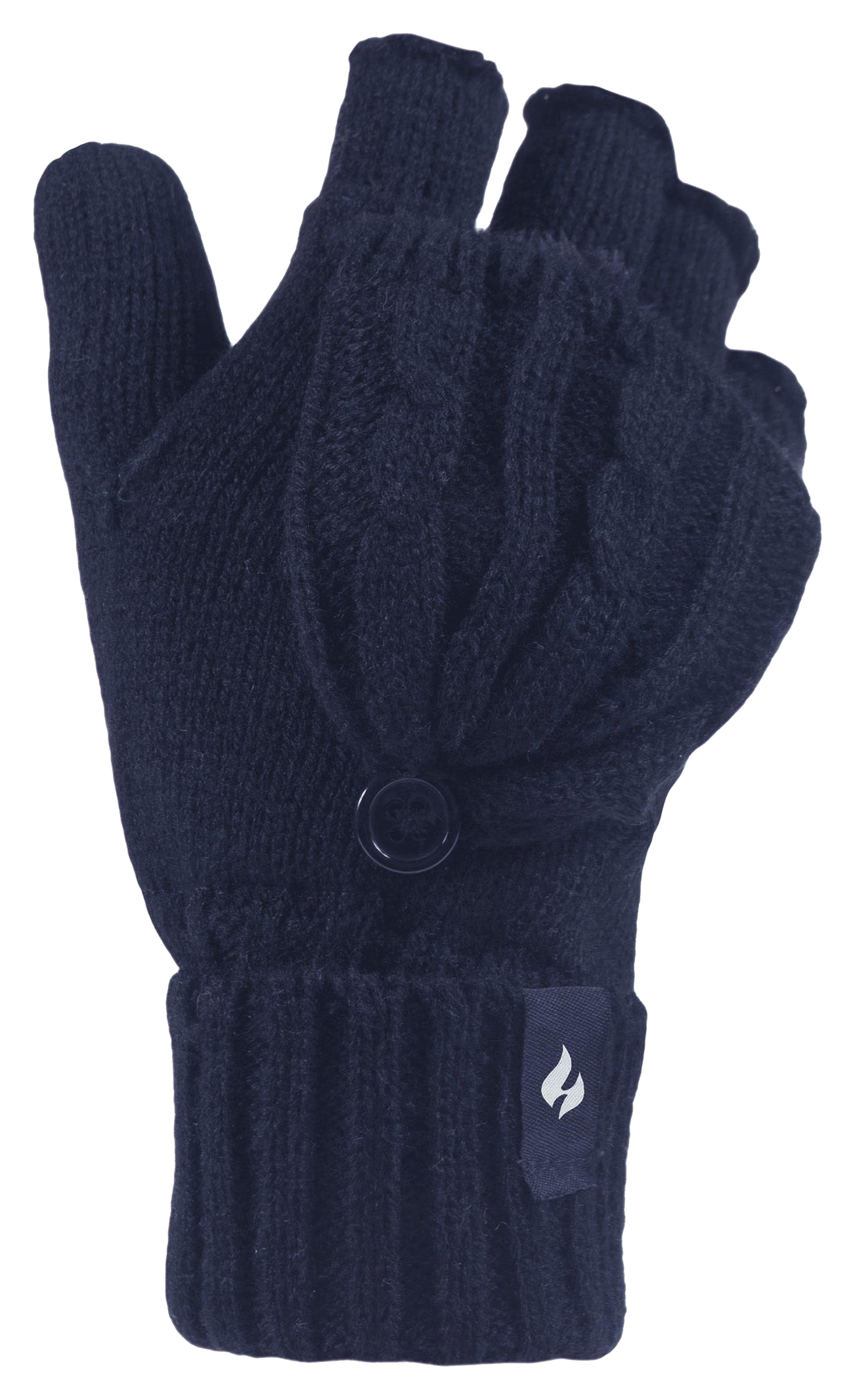 Image of Heat Holders Melinda Cable Knit Converter Gloves for Ladies - Navy