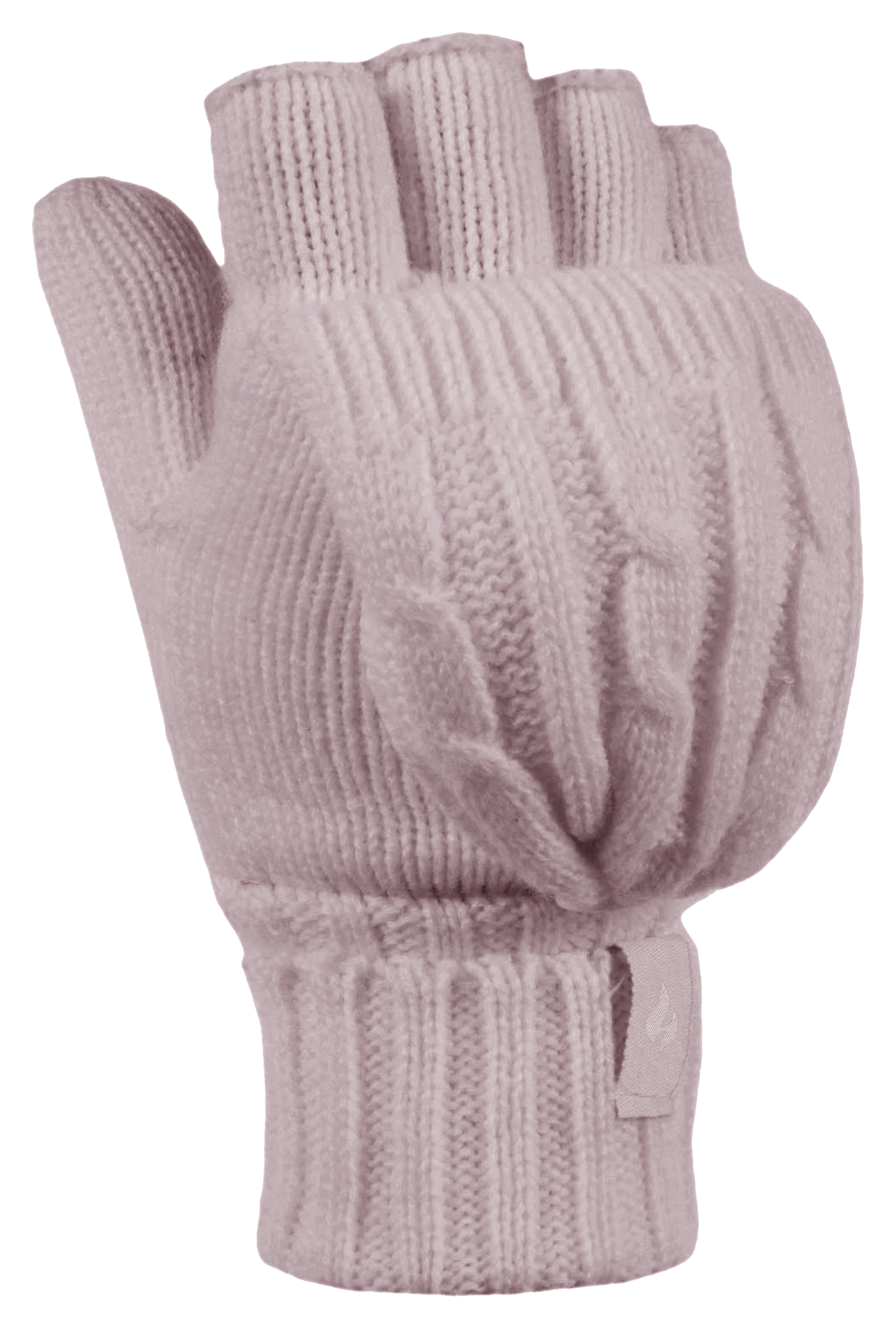 Image of Heat Holders Melinda Cable Knit Converter Gloves for Ladies - Lilac