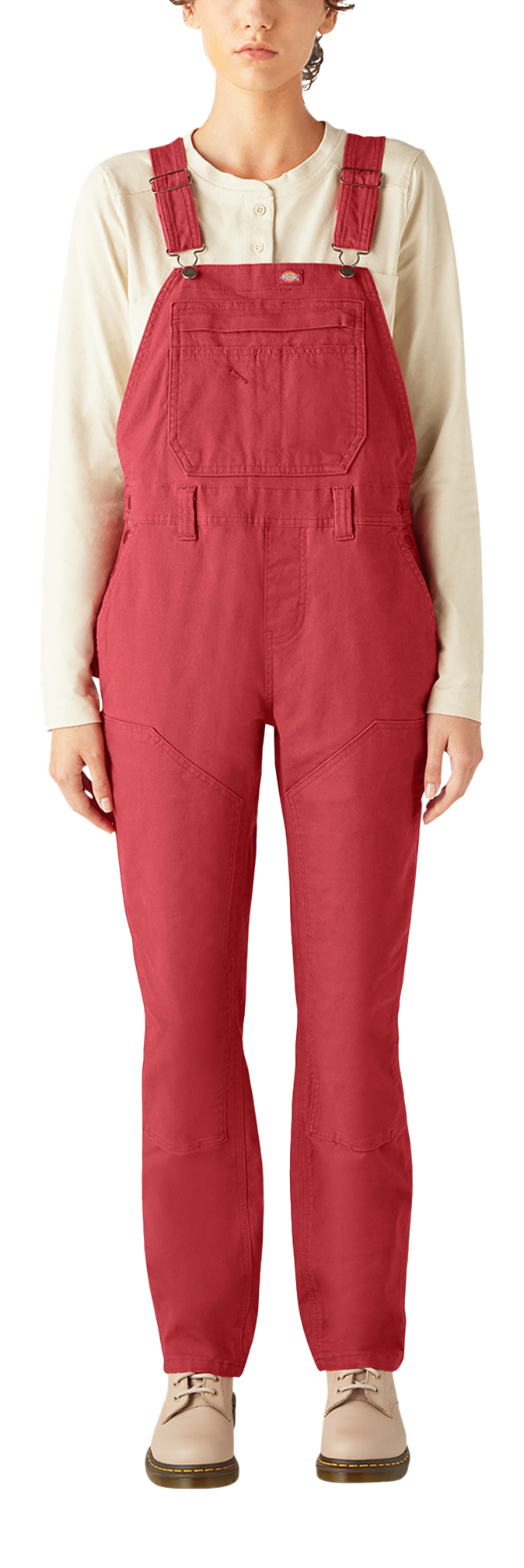 Dickies Double-Front Bib Overalls for Ladies