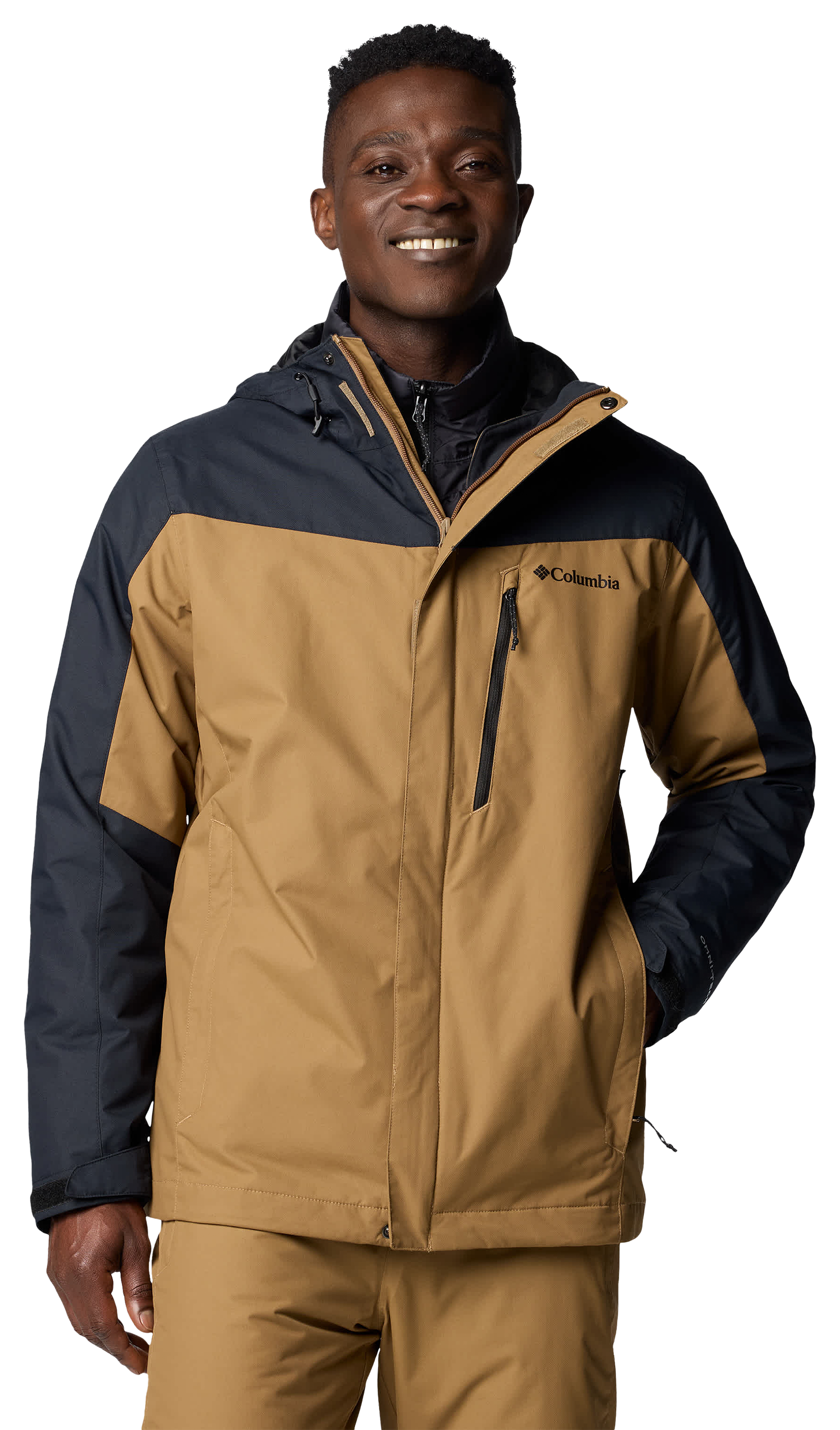 Image of Columbia Whirlibird V Interchangeable Jacket for Men - Delta/Black - M