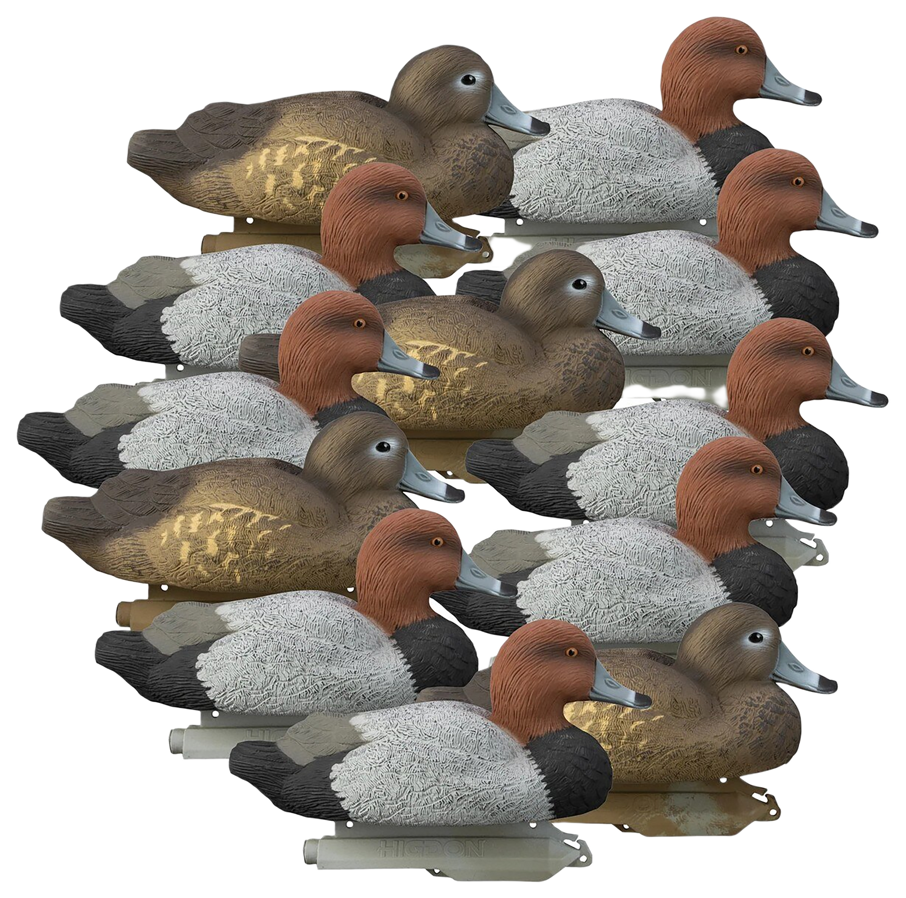 Higdon Standard Redhead Foam Filled Decoys 12 Pack - Higdon Outdoors