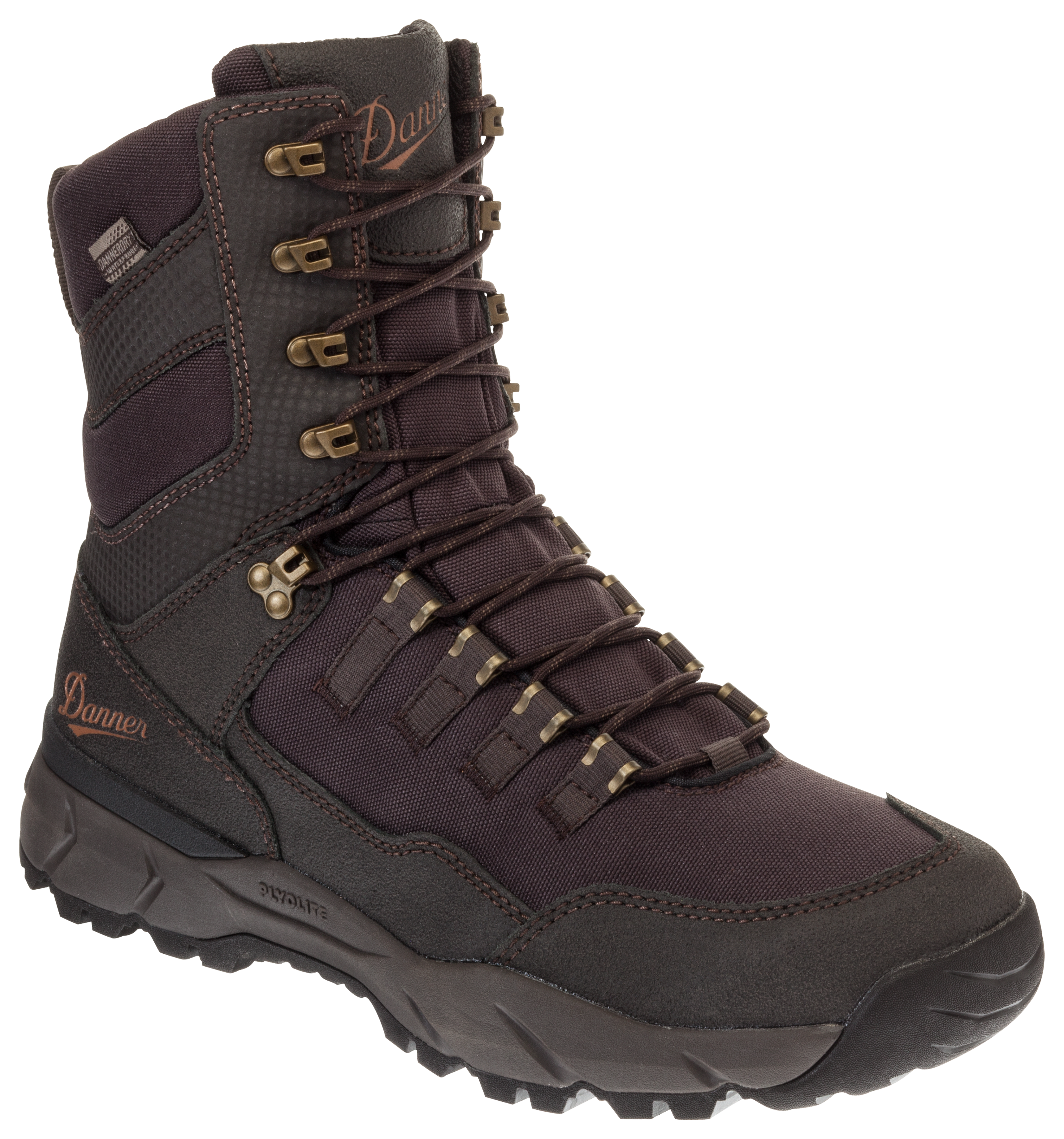 Image of Danner Vital Waterproof Hunting Boots for Men - Brown - 9M