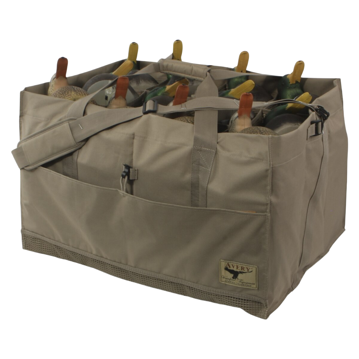 Image of Avery Slotted Duck Decoy Bags - 12-Slot Khaki Duck Decoy Bag