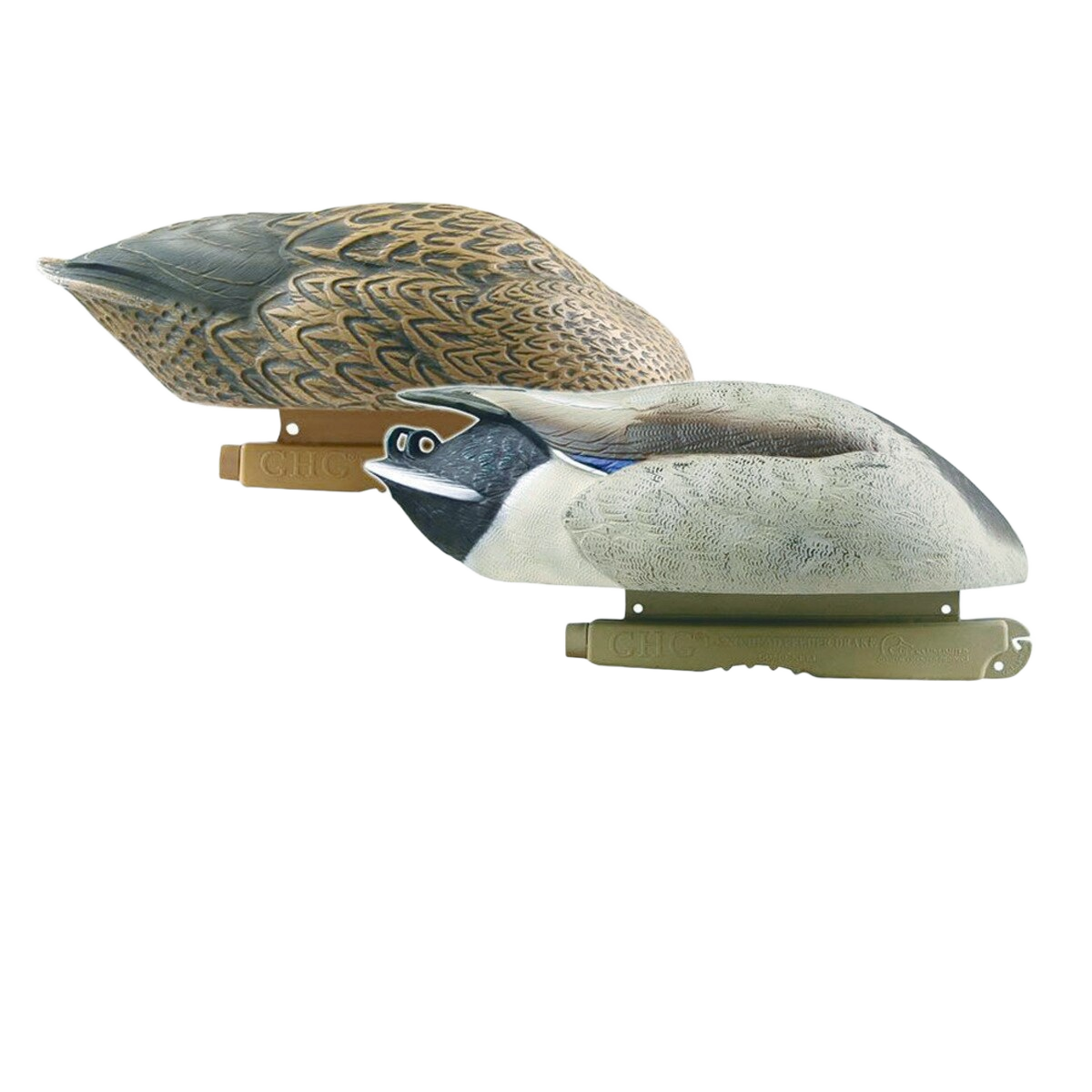 Image of GHG Pro Grade No-Head Feeder Mallard Duck Decoys 2 Pack