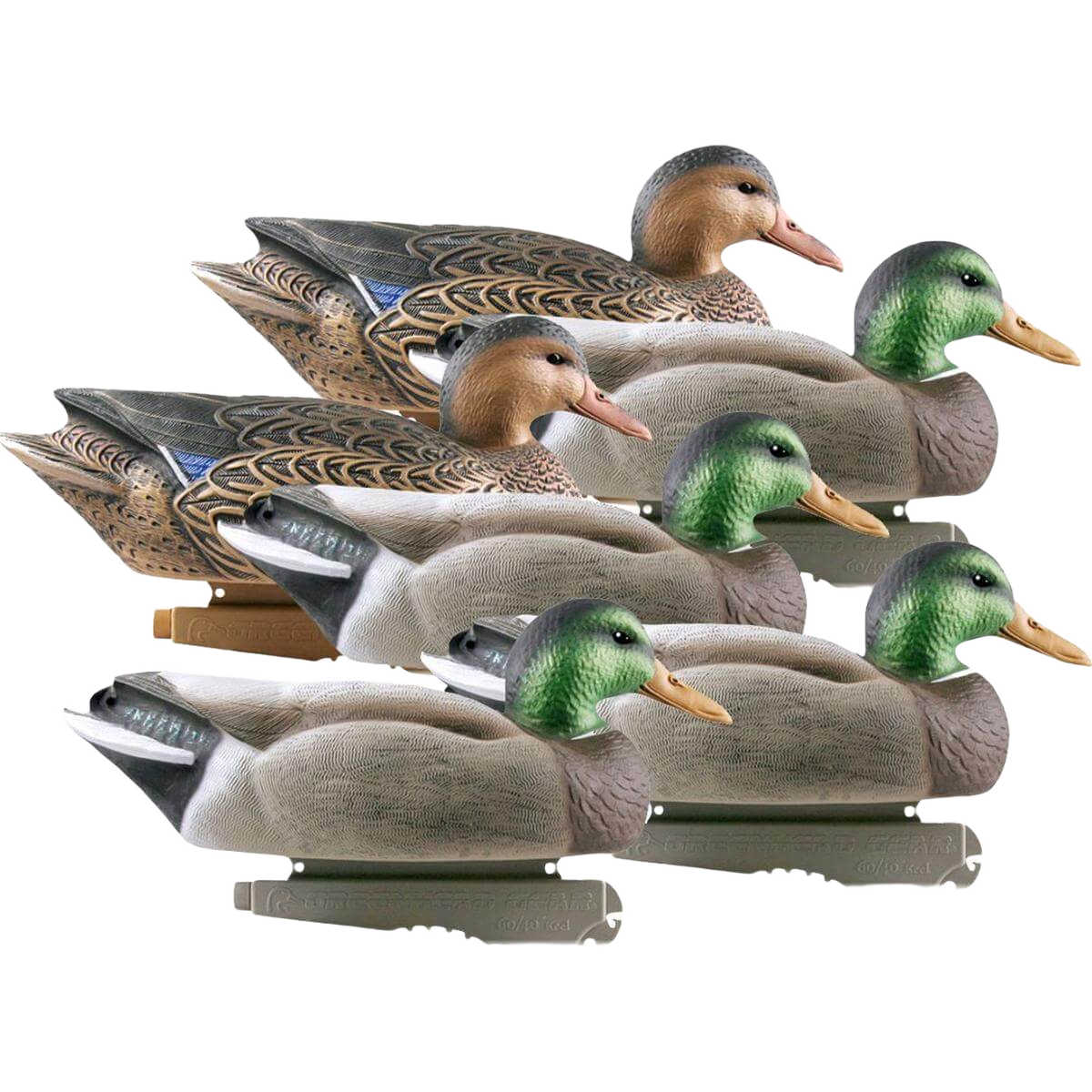 Image of GHG Over-Size Mallard Duck Decoys 6 Pack