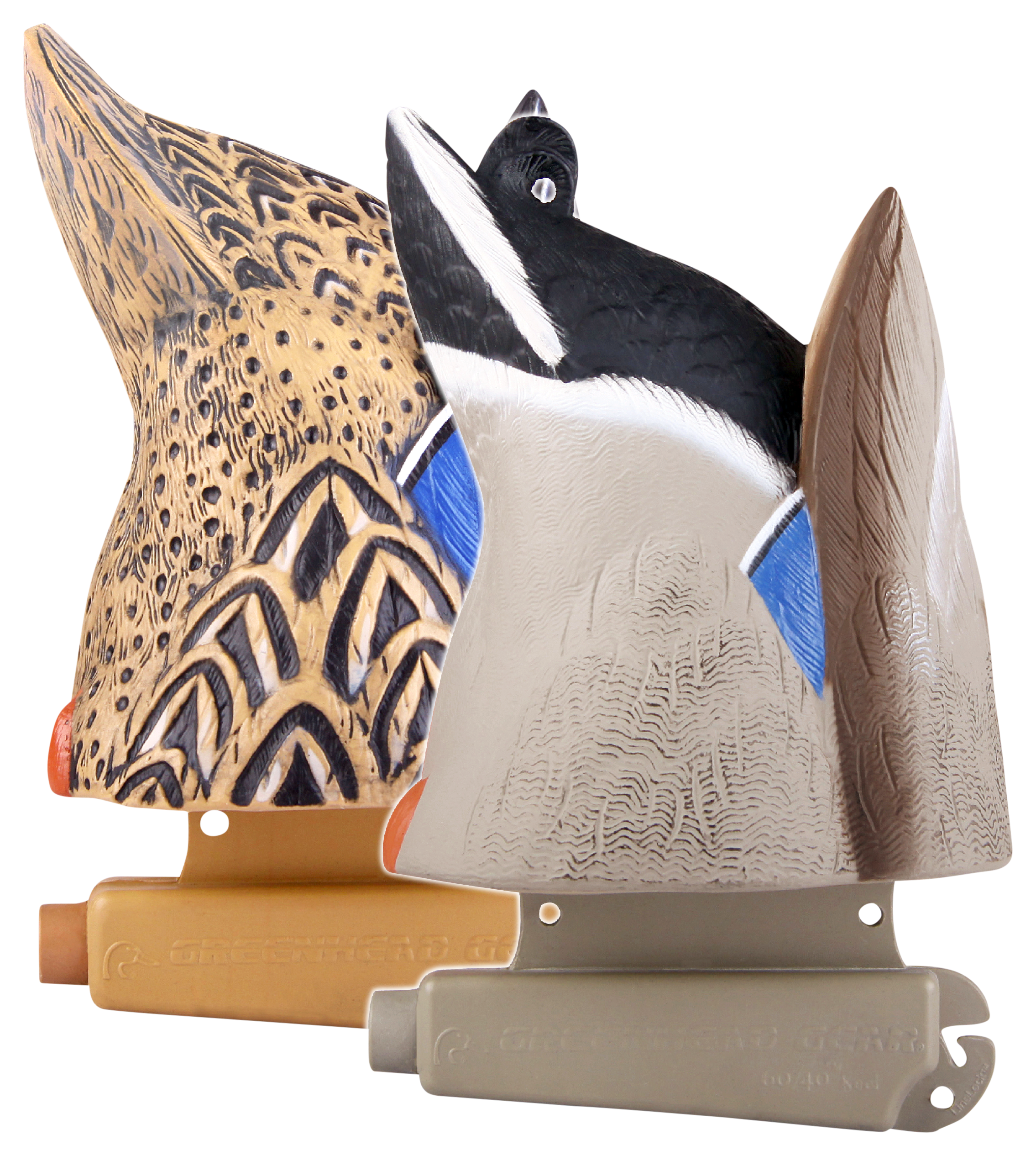 Image of GHG Pro Grade Butt-Up Feeder Mallard Duck Decoys 2 Pack