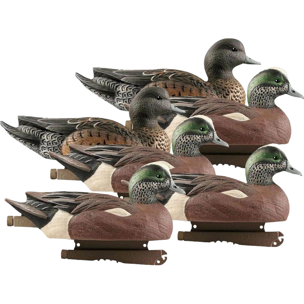Image of GHG Life Size Wigeon Duck Decoys 6 Pack