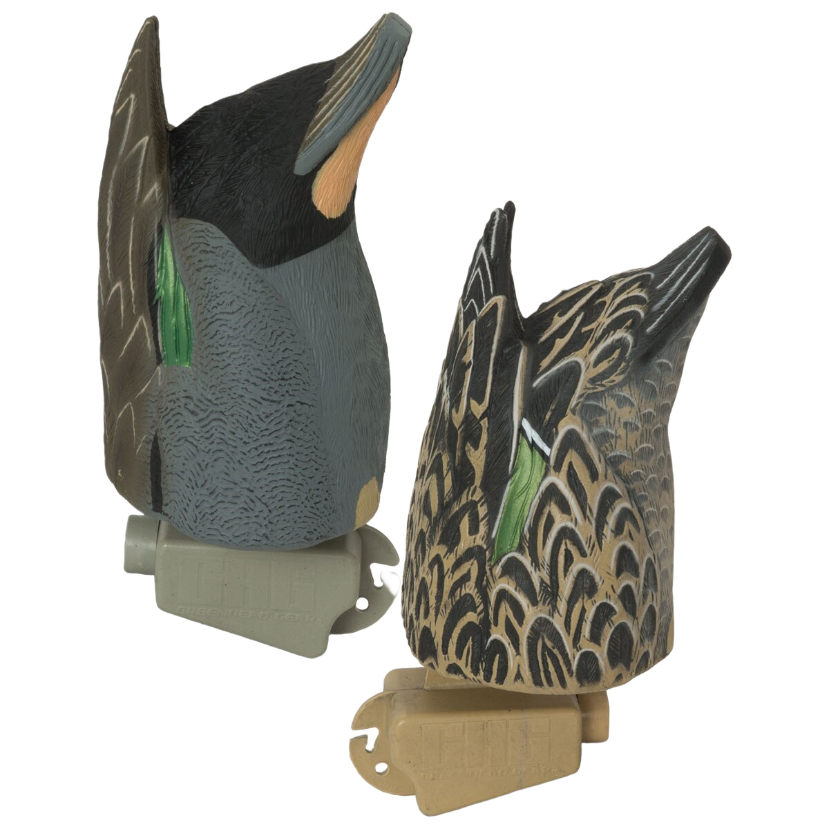 Image of GHG Pro Grade Green-Winged Teal Butt-Up Feeder Decoys 2 Pack