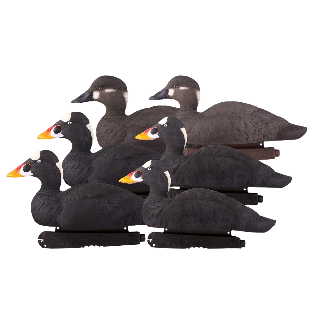 Image of GHG Pro Grade Foam Filled Surf Scoters Duck Decoys 6-Pack