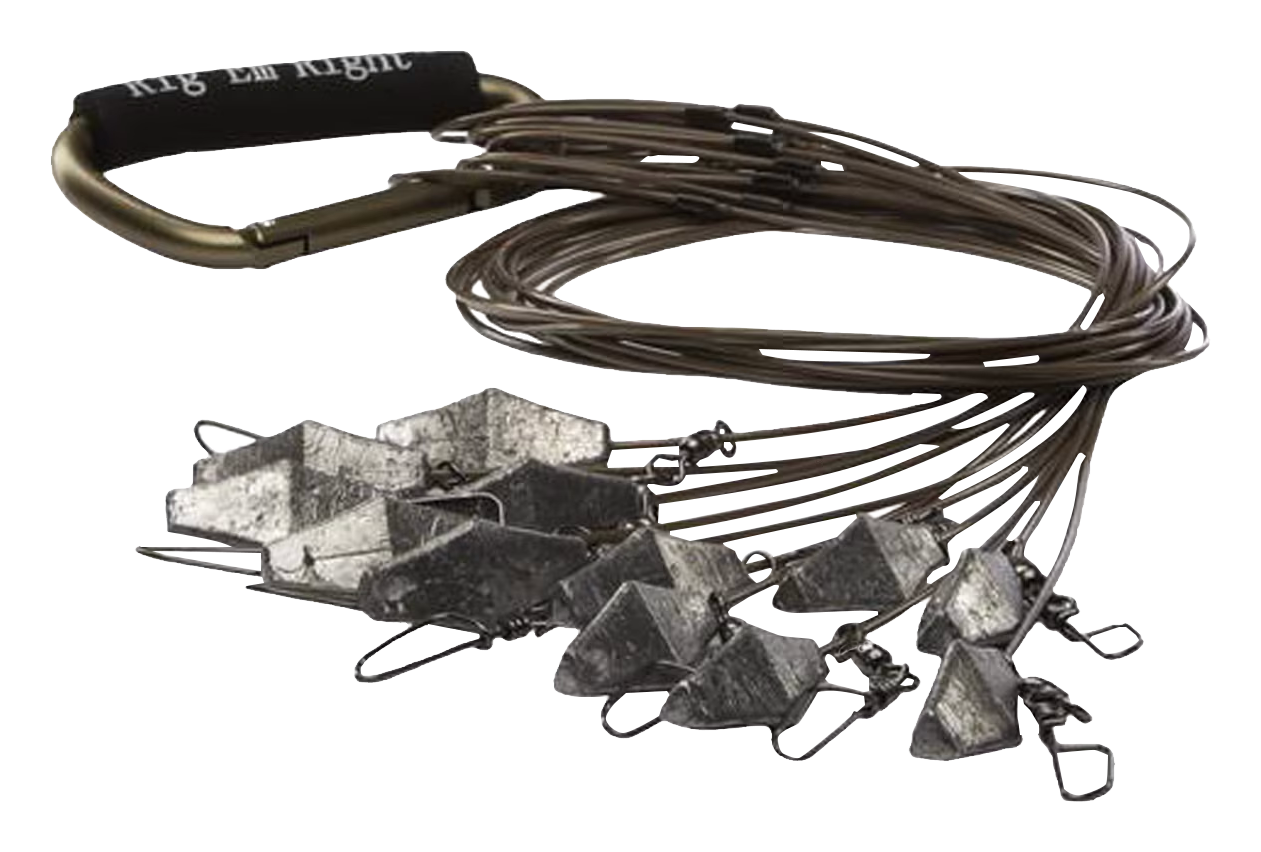 Image of "Rig'Em Right Xtreme Coated Cable Decoy Anchor With Carabiner - 72"""