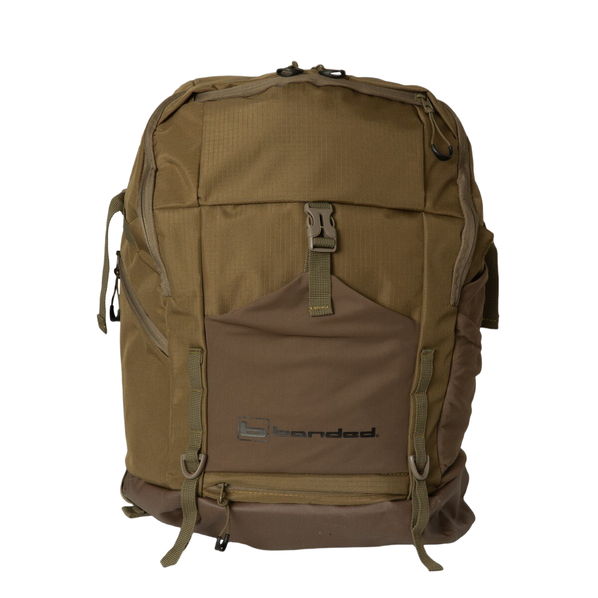 Image of Banded On-the-Fly Welded Backpack - Marsh Brown