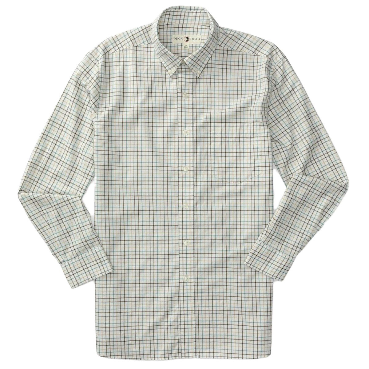 Image of Duck Head Joyner Cotton Twill Plaid Shirt