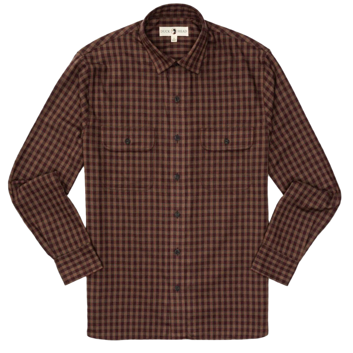 Image of Duck Head Foley Performance Flannel 20 Plaid Shirt