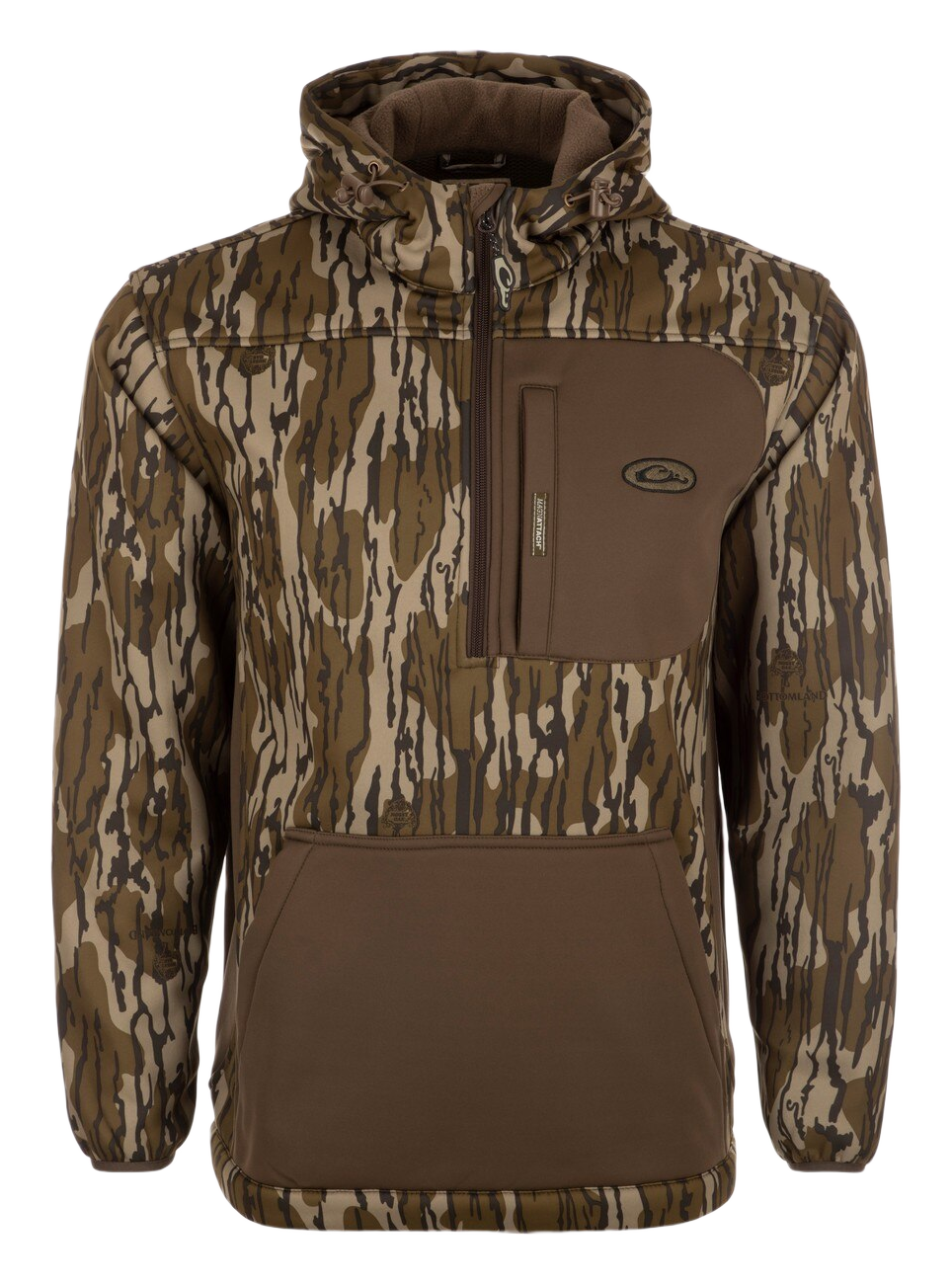Image of Drake MST Endurance Hoodie With Kangaroo Pouch - Mossy Oak Original Bottomland