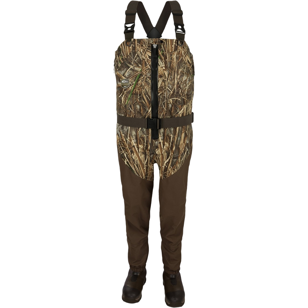 Image of Drake Guardian Elite Front Zip Uninsulated Wader - Realtree MAX-7 - 11 - Tall
