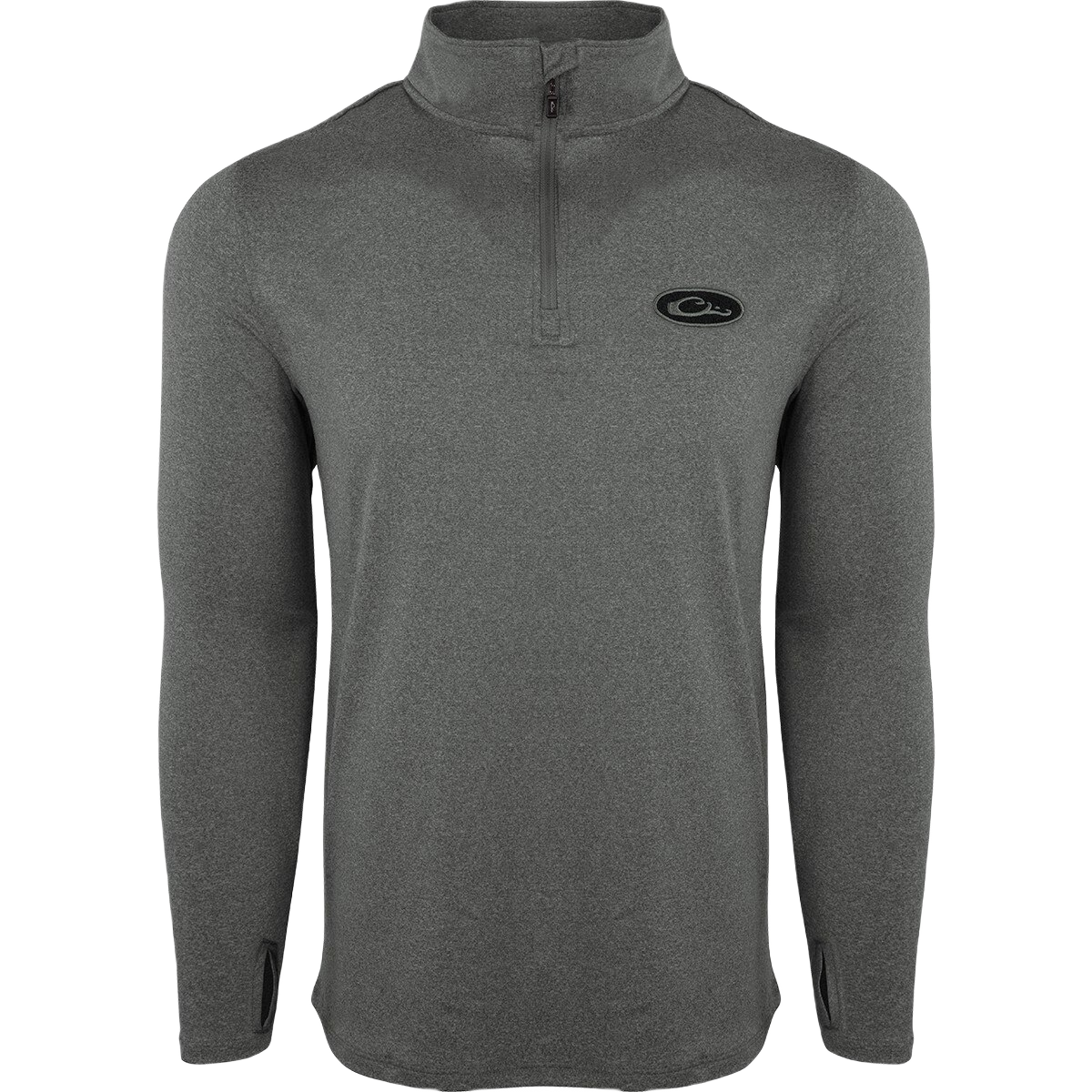 Image of Drake Microlite Performance Quarter Zip Heather Pullover