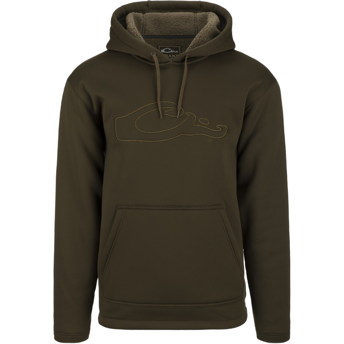 Image of Drake Waterfowl LST Silencer Hoodie - Green Timber