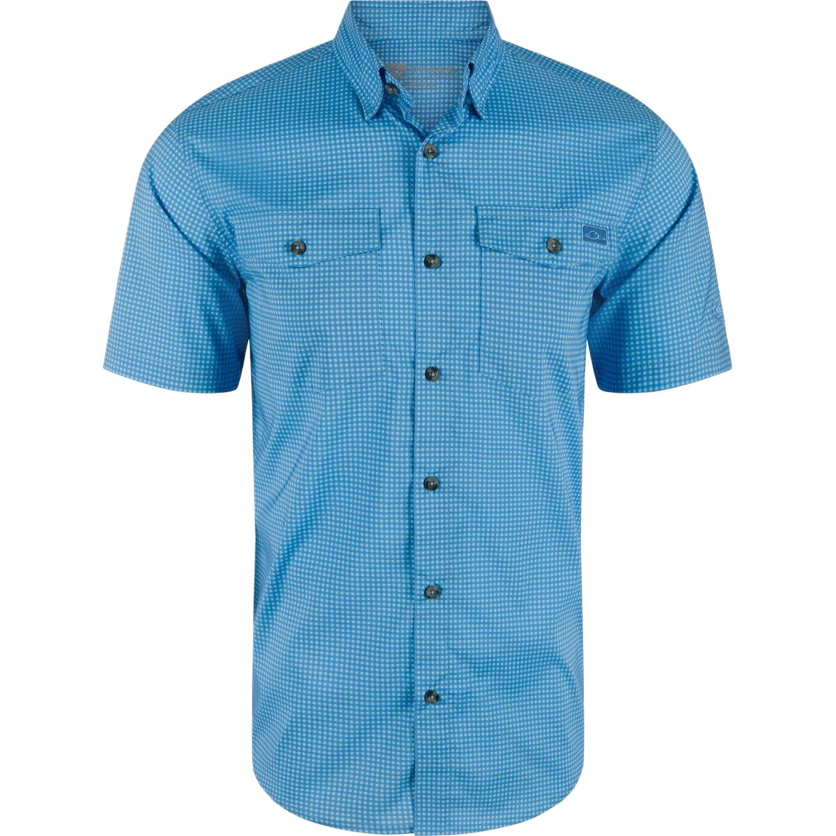 Image of Drake Frat BD Gingham Check Short Sleeve Shirt