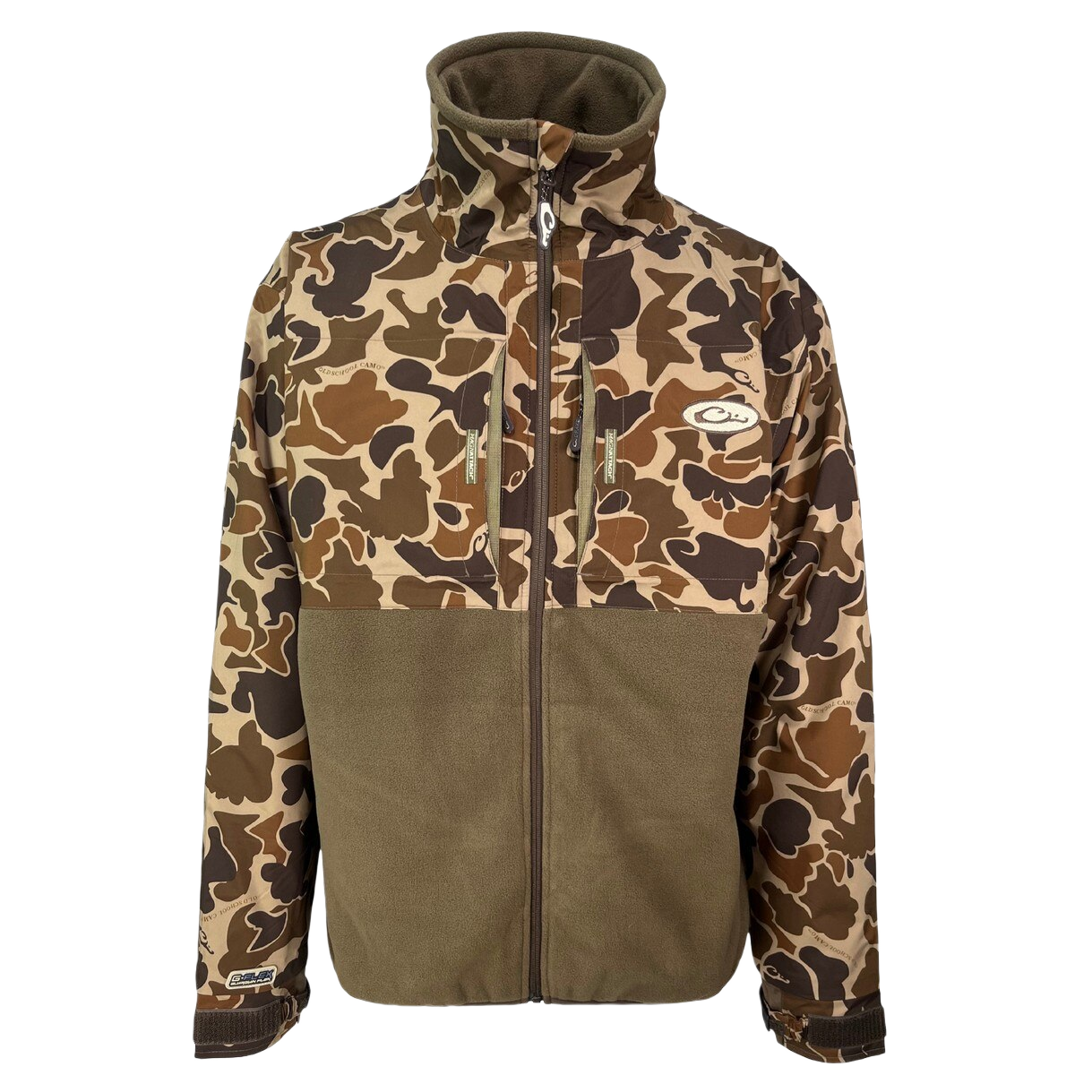 Image of Drake Guardian Flex Fleece Eqwader Full Zip - Drake Old School - XL