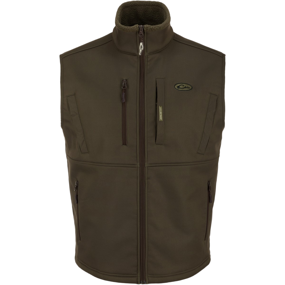 Image of Drake Hole Shot Windproof Eqwader Vest - Green Timber