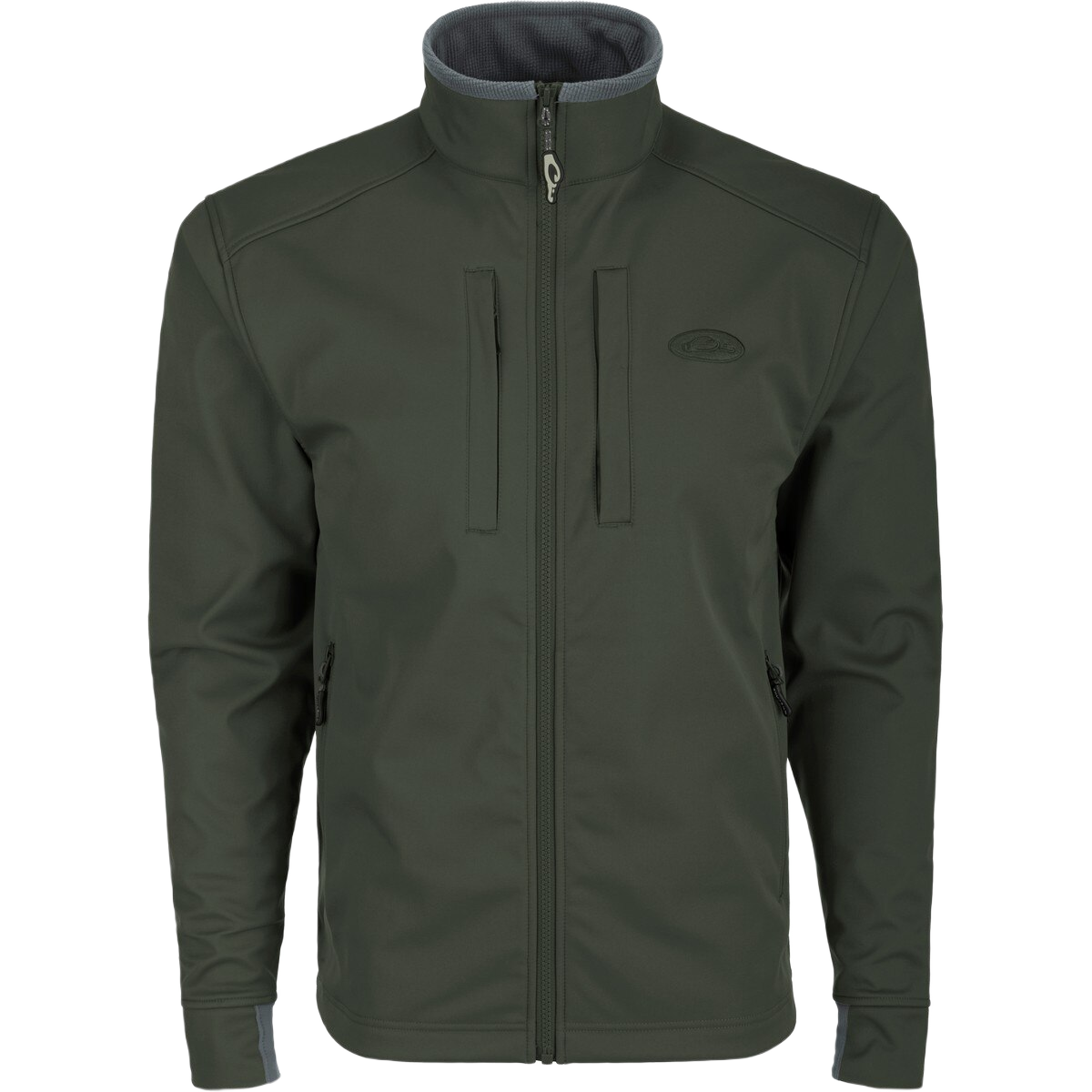 DRAKE Windproof Softshell Jacket Solid, Color: Kalamata Olive, Size: XL (DS7520-KMO-4)