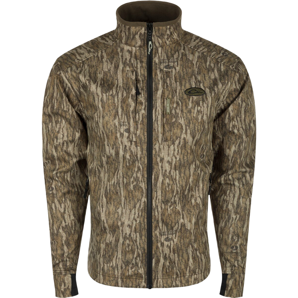 Image of Drake Windproof Soft Shell Jacket - Mossy Oak Bottomland - S
