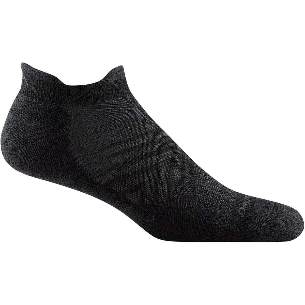 Image of Darn Tough Run No Show Tab Ultra Lightweight With Cushion - Black