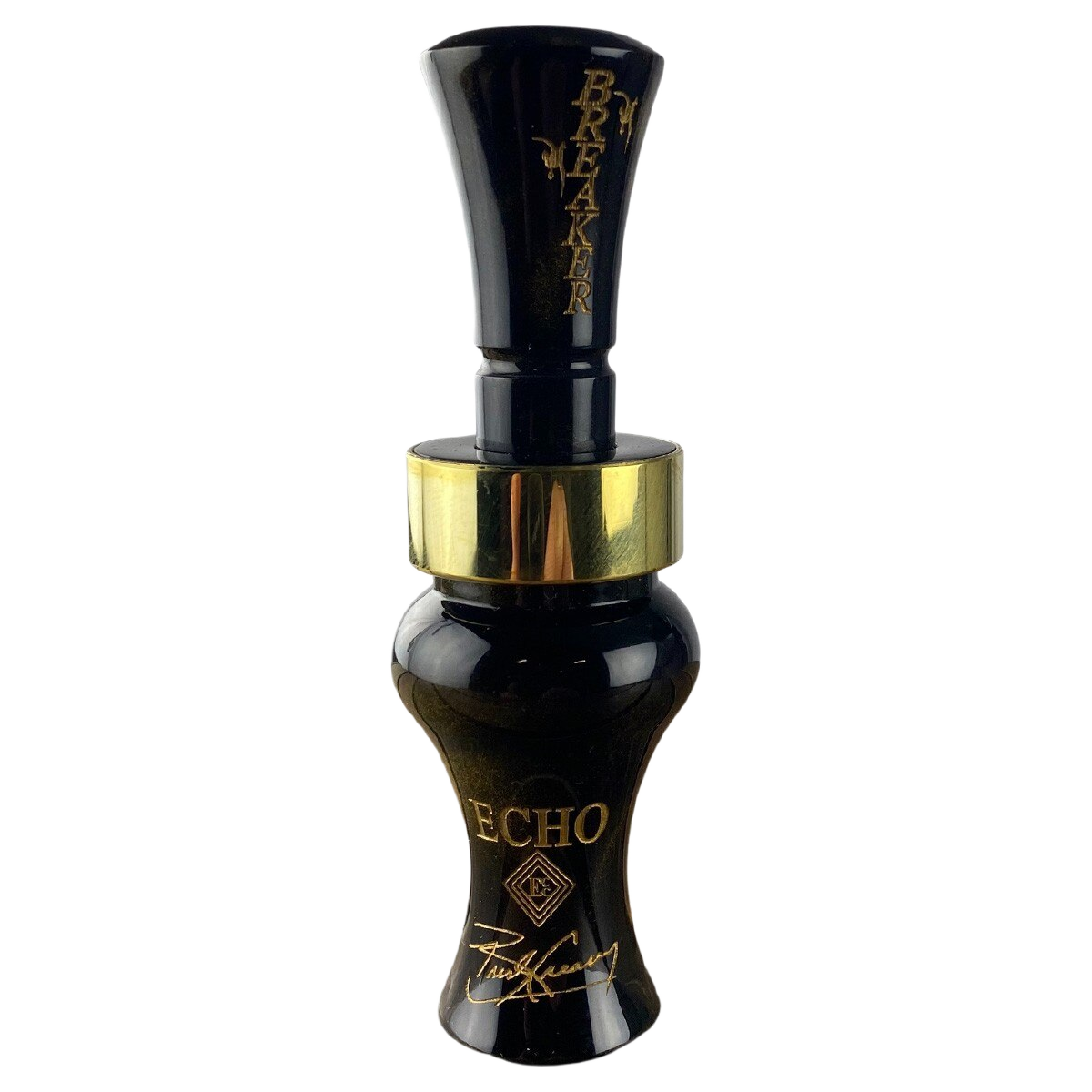 Image of Echo Rusty Creasey Signature Series Breaker Single Reed Duck Call - Black/Gold Pearl