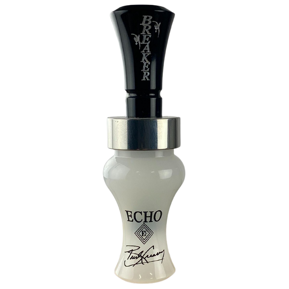 Image of Echo Rusty Creasey Signature Series Breaker Single Reed Duck Call - Pearl/Black