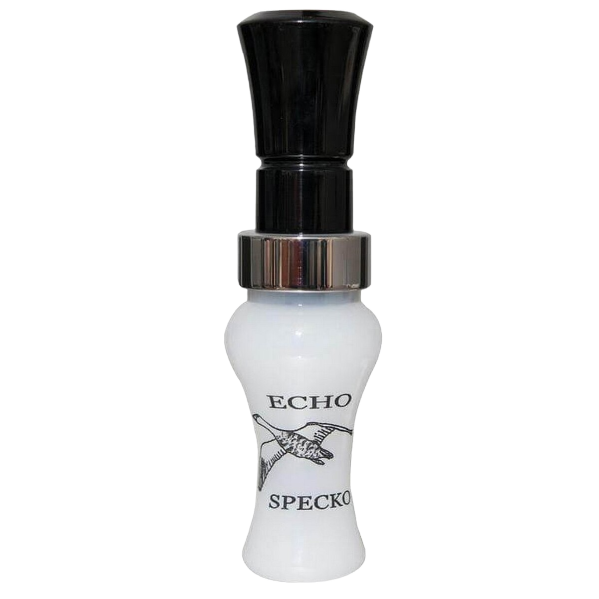 Image of Echo Acrylic Specko Single Reed Goose Call - Black/Pearl